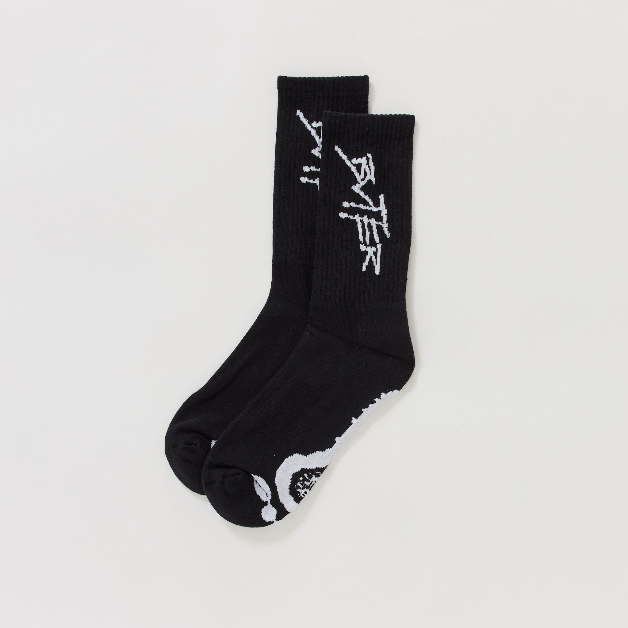 Footprints Socks Black