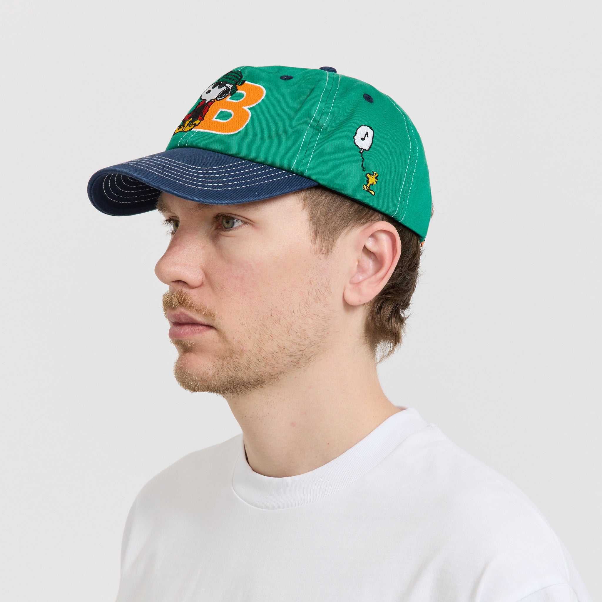 Butter Goods | Music Snapback Cap Washed Kelly Green/Navy | Maplestore