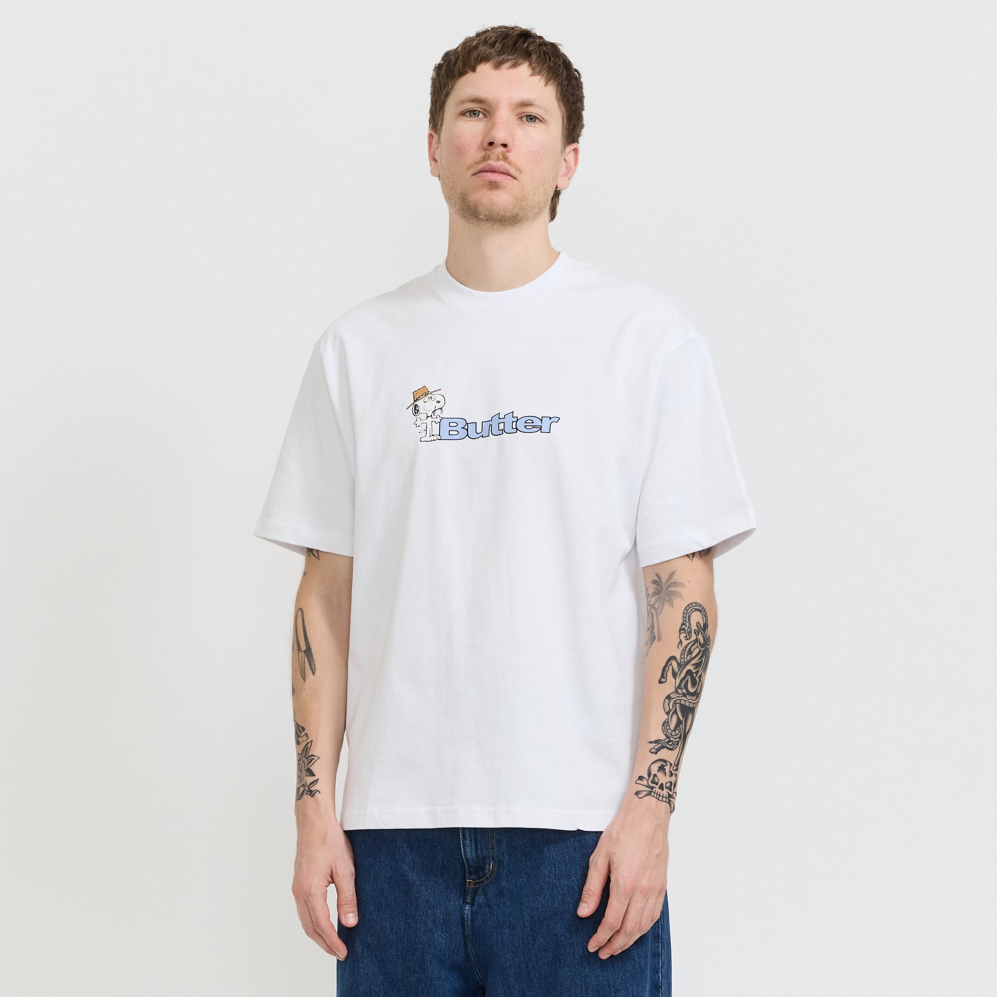 Butter Goods | Spike Logo Tee White | Maplestore