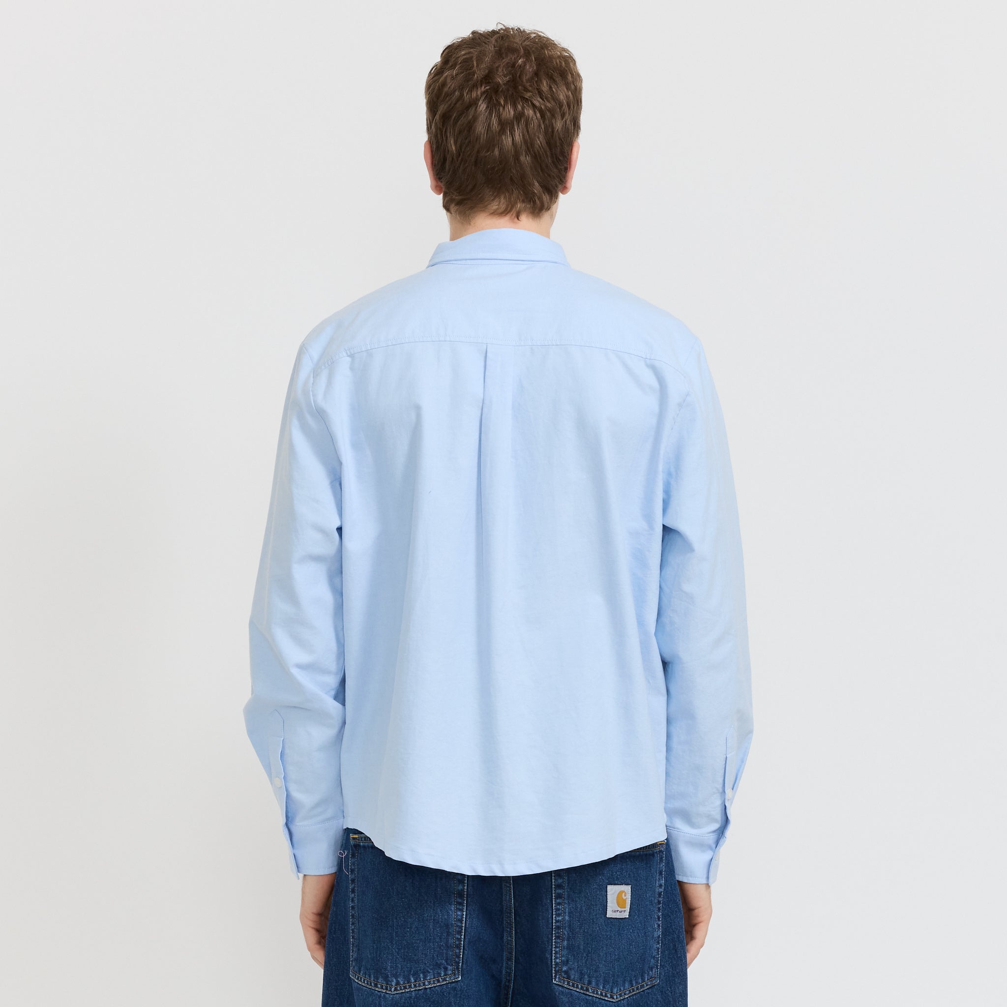 Butter Goods | Spike Oxford Shirt Blue | Maplestore