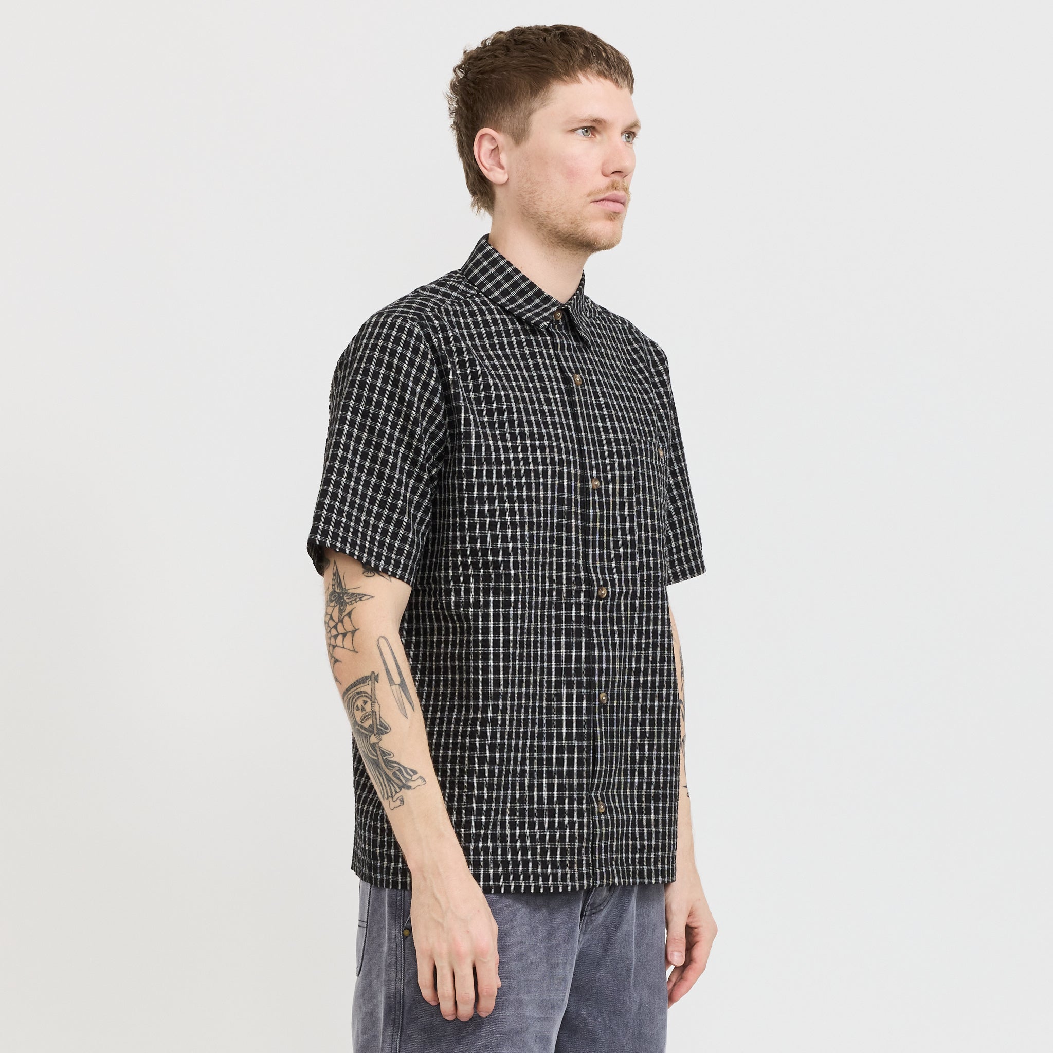 Butter Goods | Trail S/S Shirt Black | Maplestore
