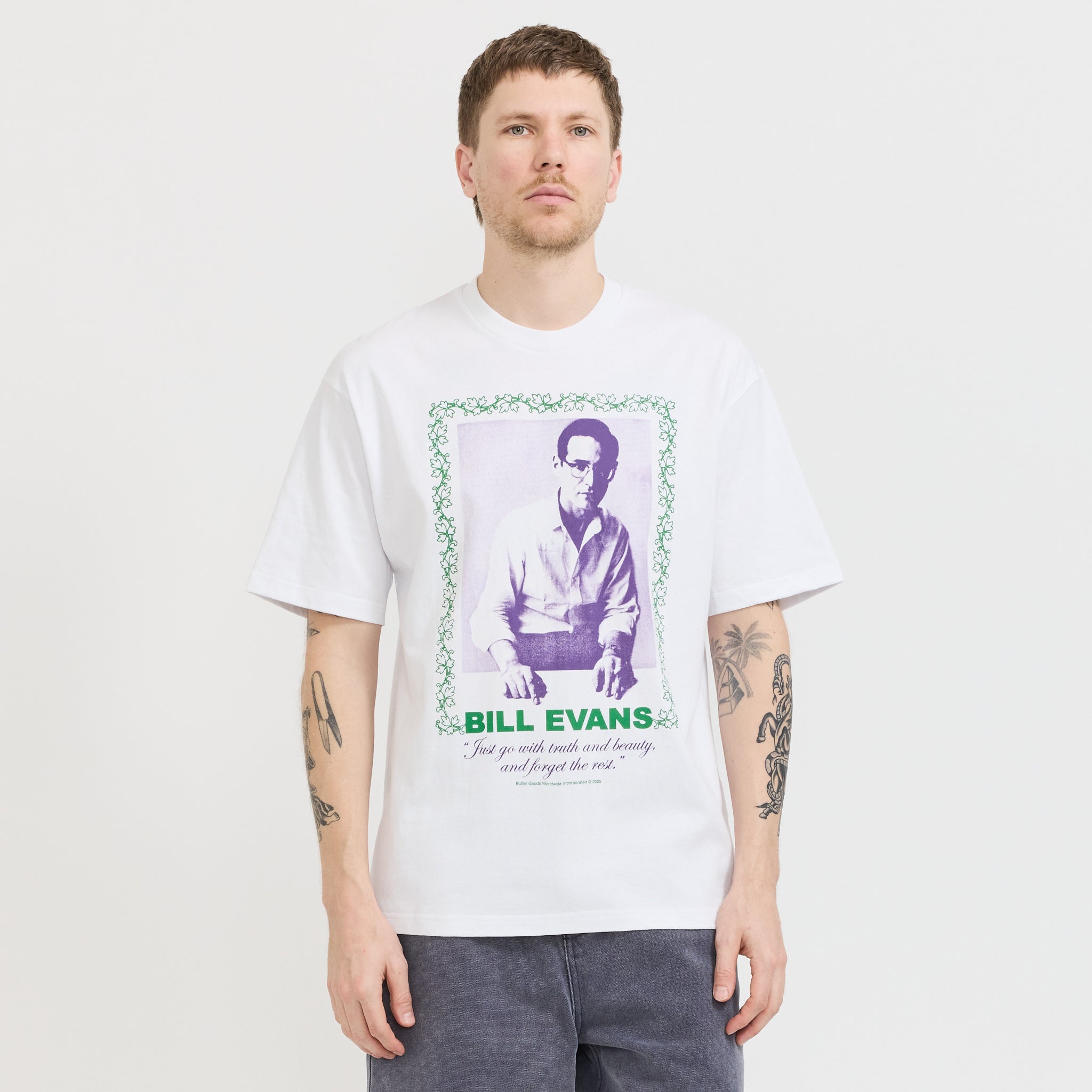Butter Goods | Truth & Beauty Tee White | Maplestore