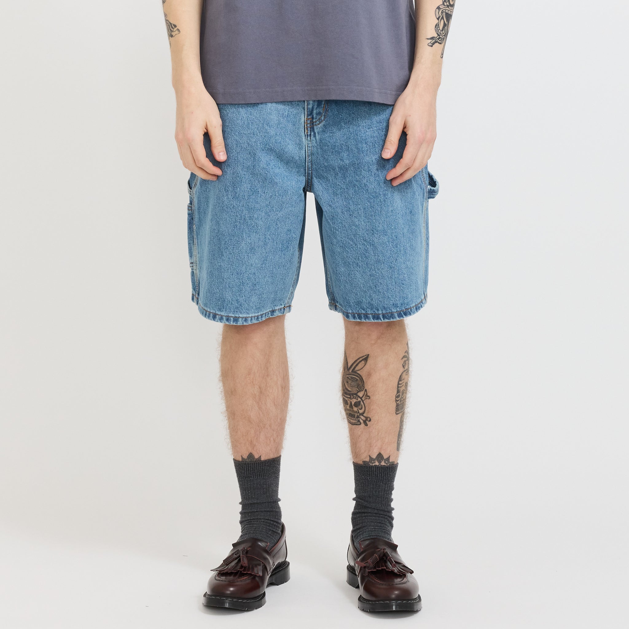 Butter Goods | Weathergear Denim Shorts Streaky Indigo | Maplestore