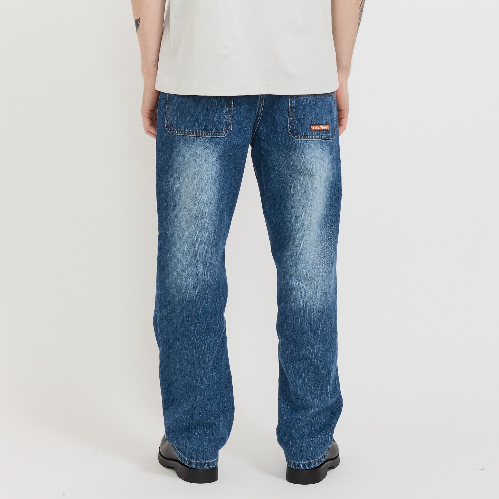 Butter Goods | Witness Denim Jeans Mid Indigo Slub | Maplestore