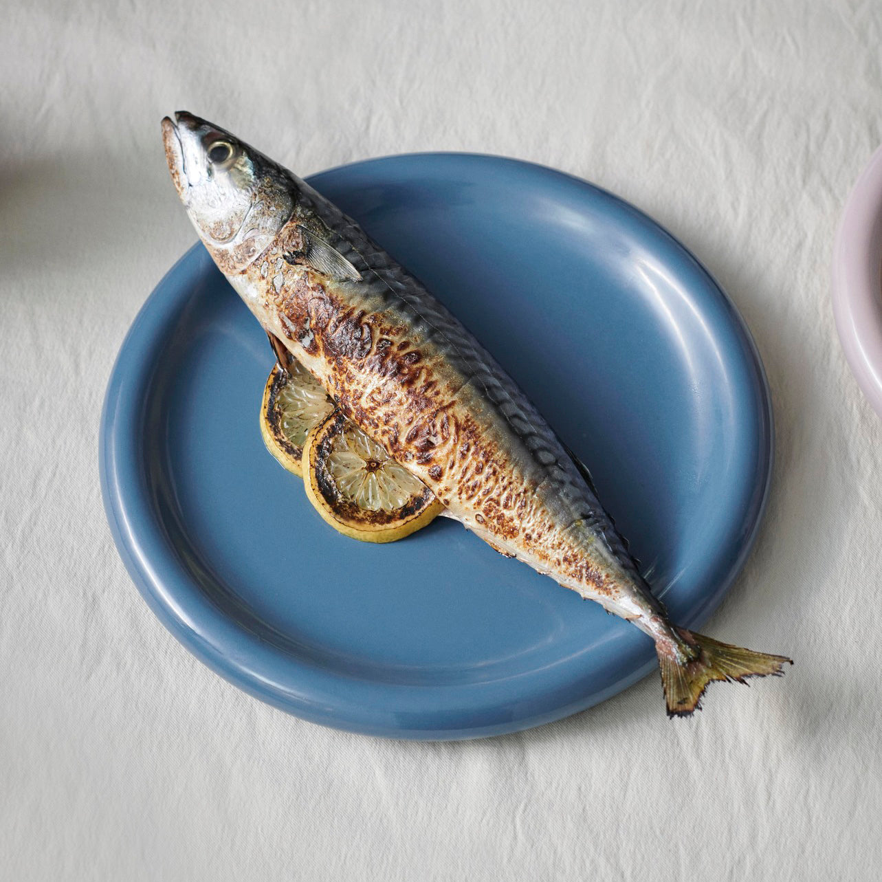 HAY | Barro Plate Set of 2 Dark Blue | Maplestore