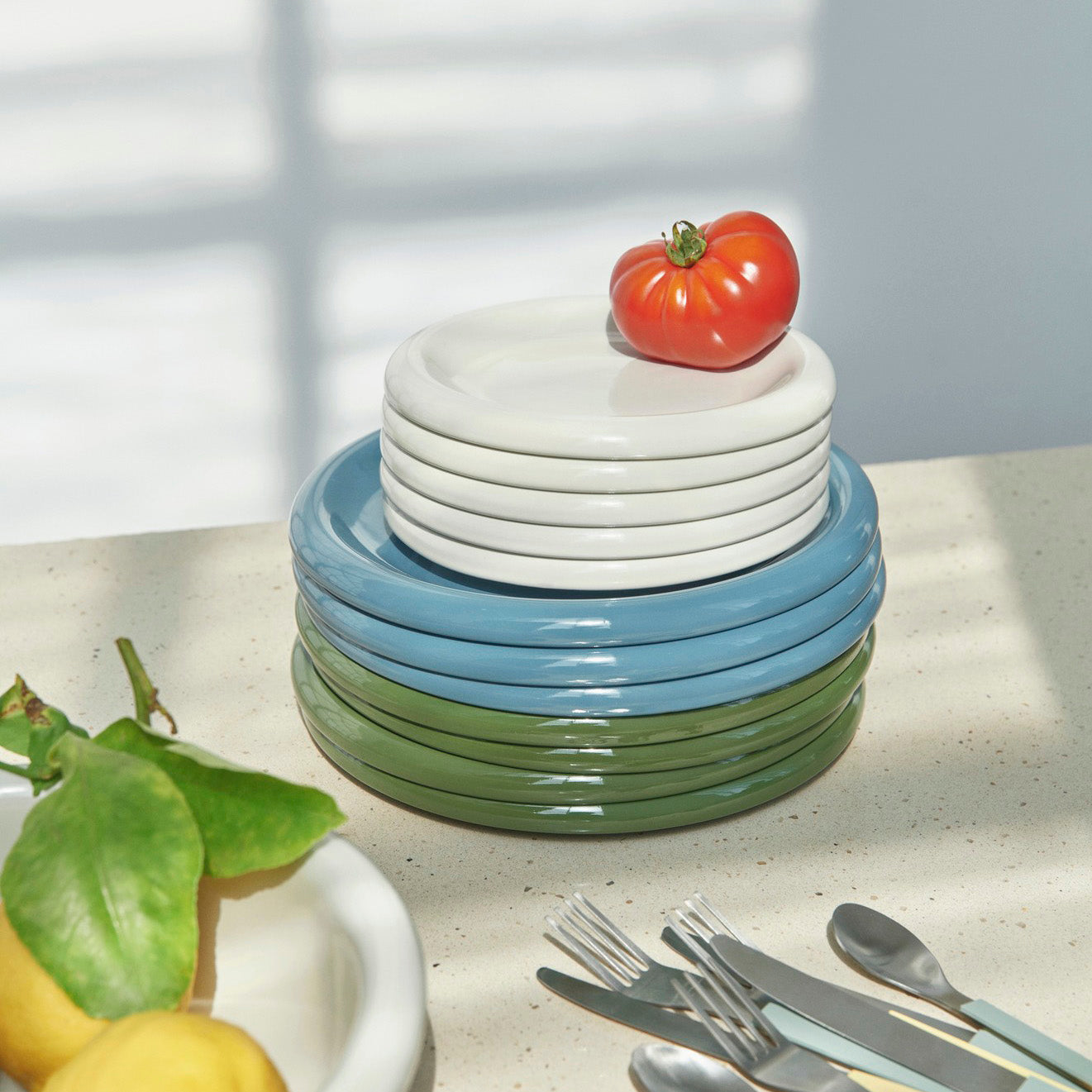 HAY | Barro Plate Set of 2 Green | Maplestore