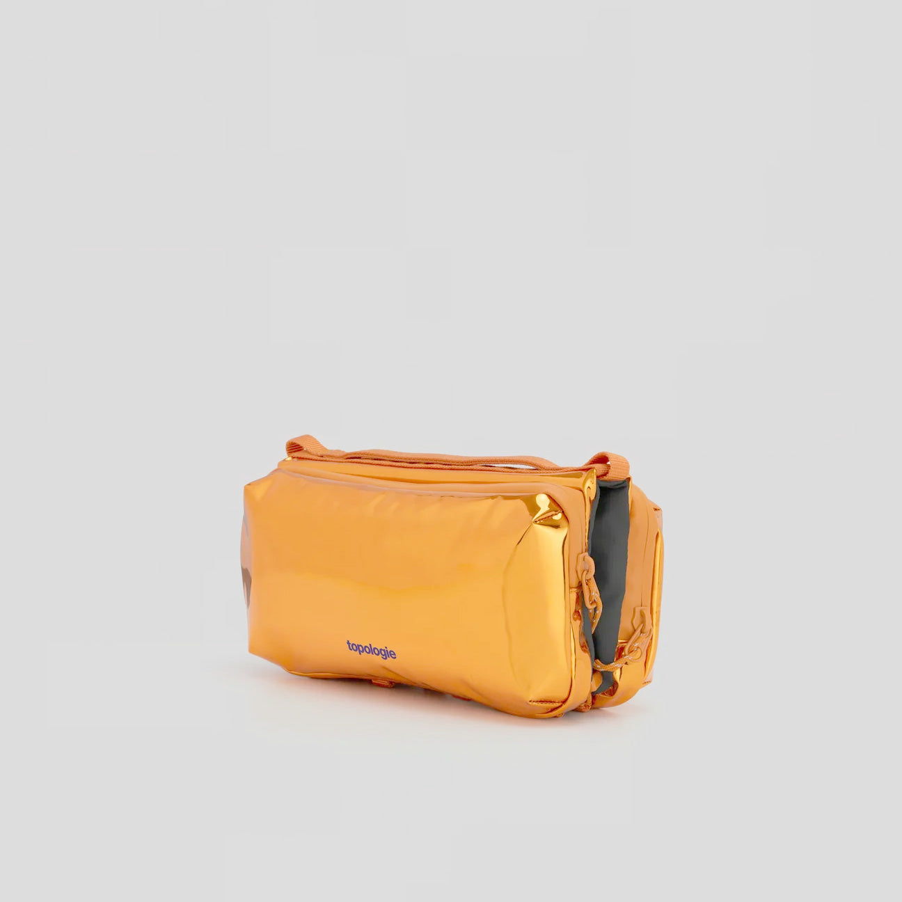 Topologie | Bottle Sacoche Medium Orange Metallic Mirror | Maplestore