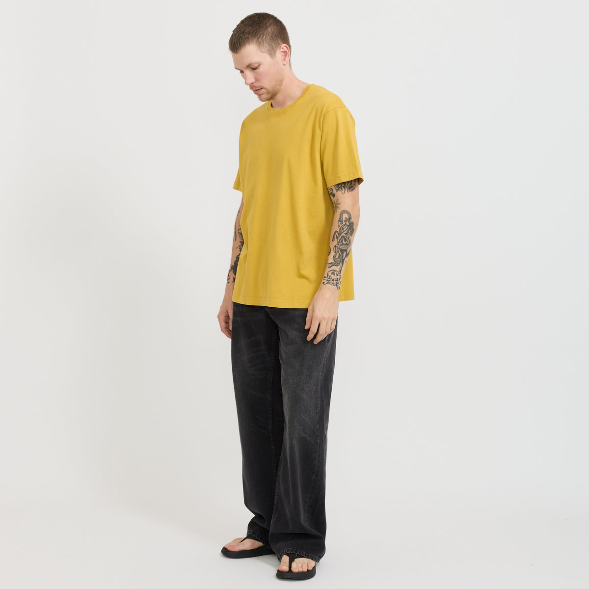 Nudie Jeans Co. | Uno Everyday T-Shirt Old Yellow | Maplestore