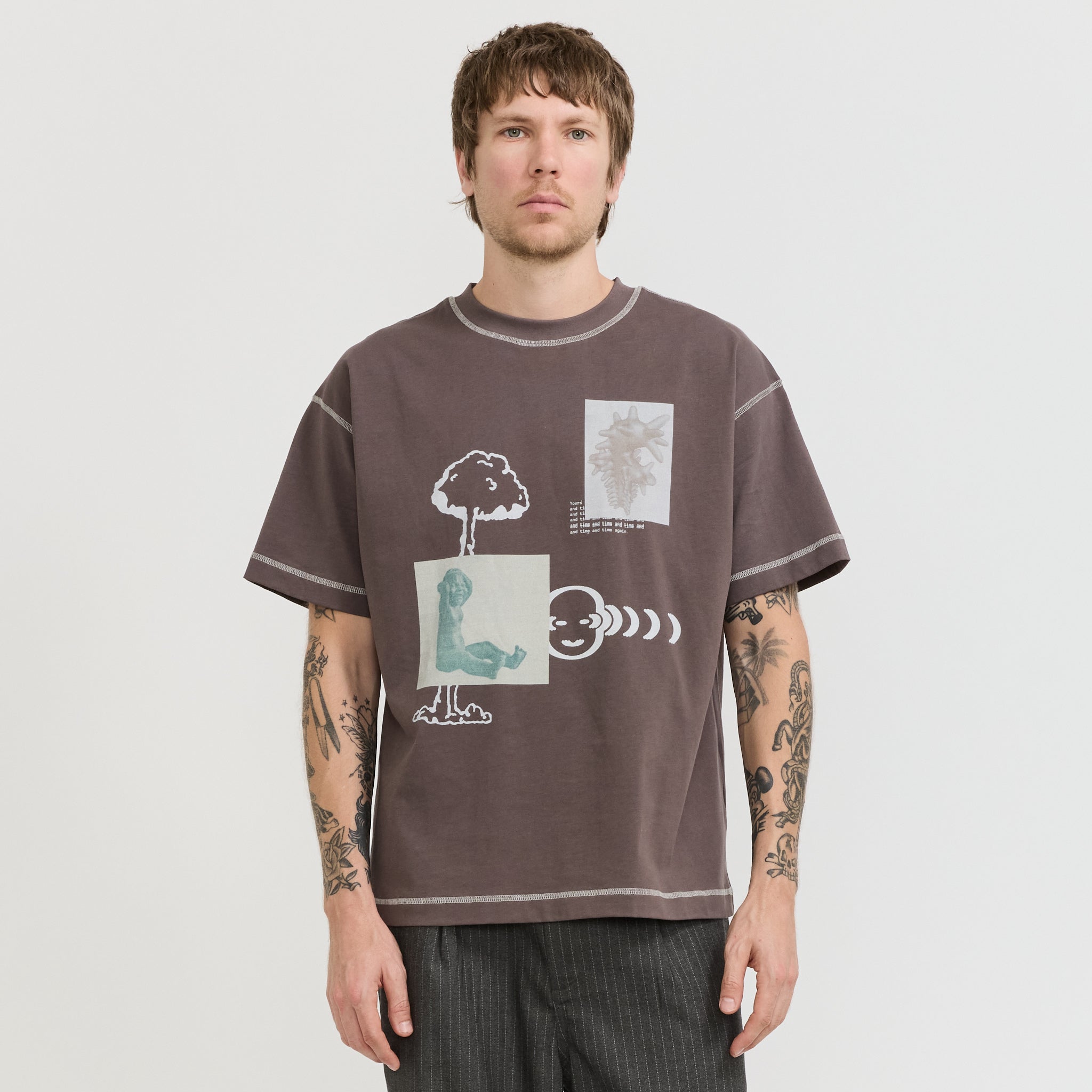 Focus Tee Charcoal