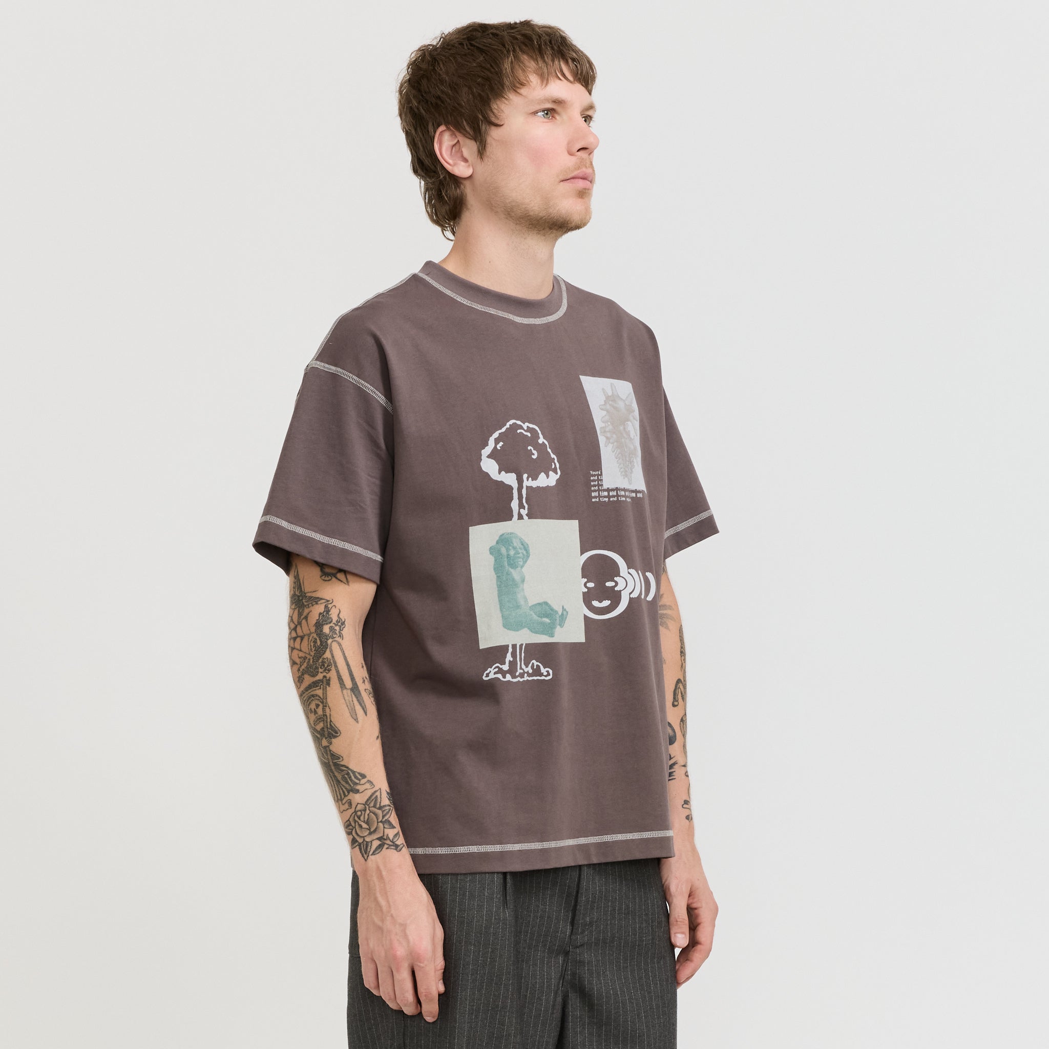 Focus Tee Charcoal