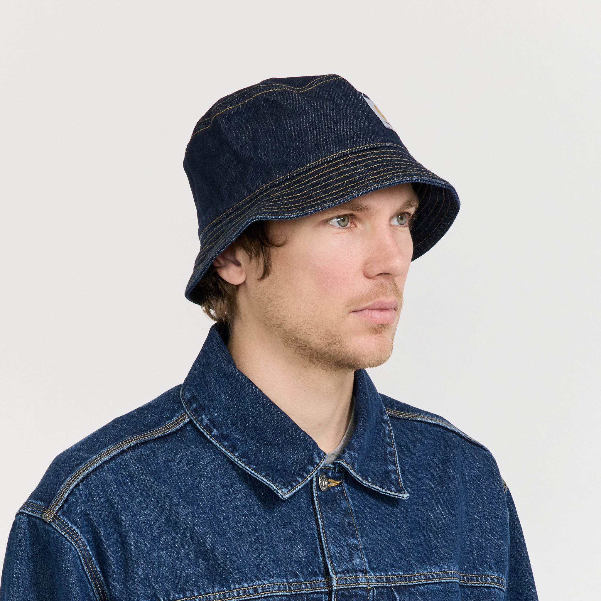 Belmar Bucket Hat Blue Rinsed