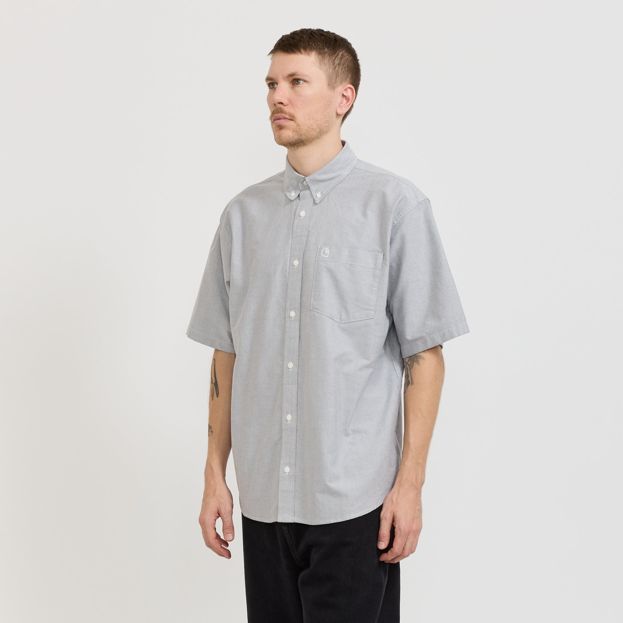 S/S Braxton Shirt Graphite/Wax