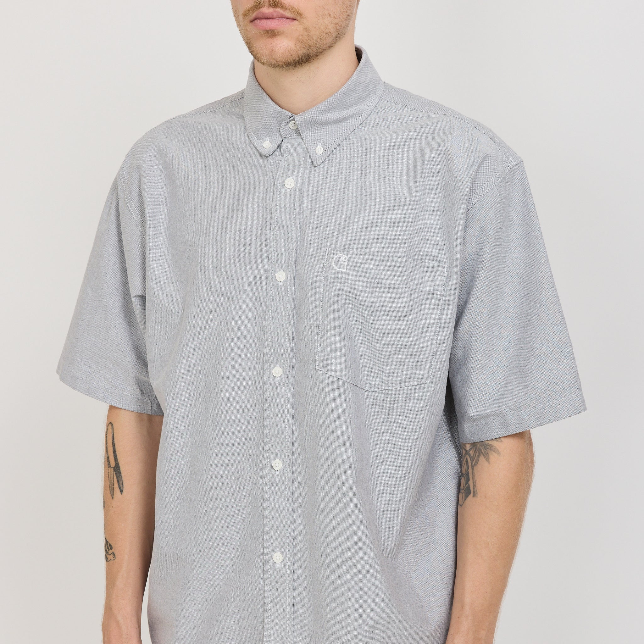 S/S Braxton Shirt Graphite/Wax
