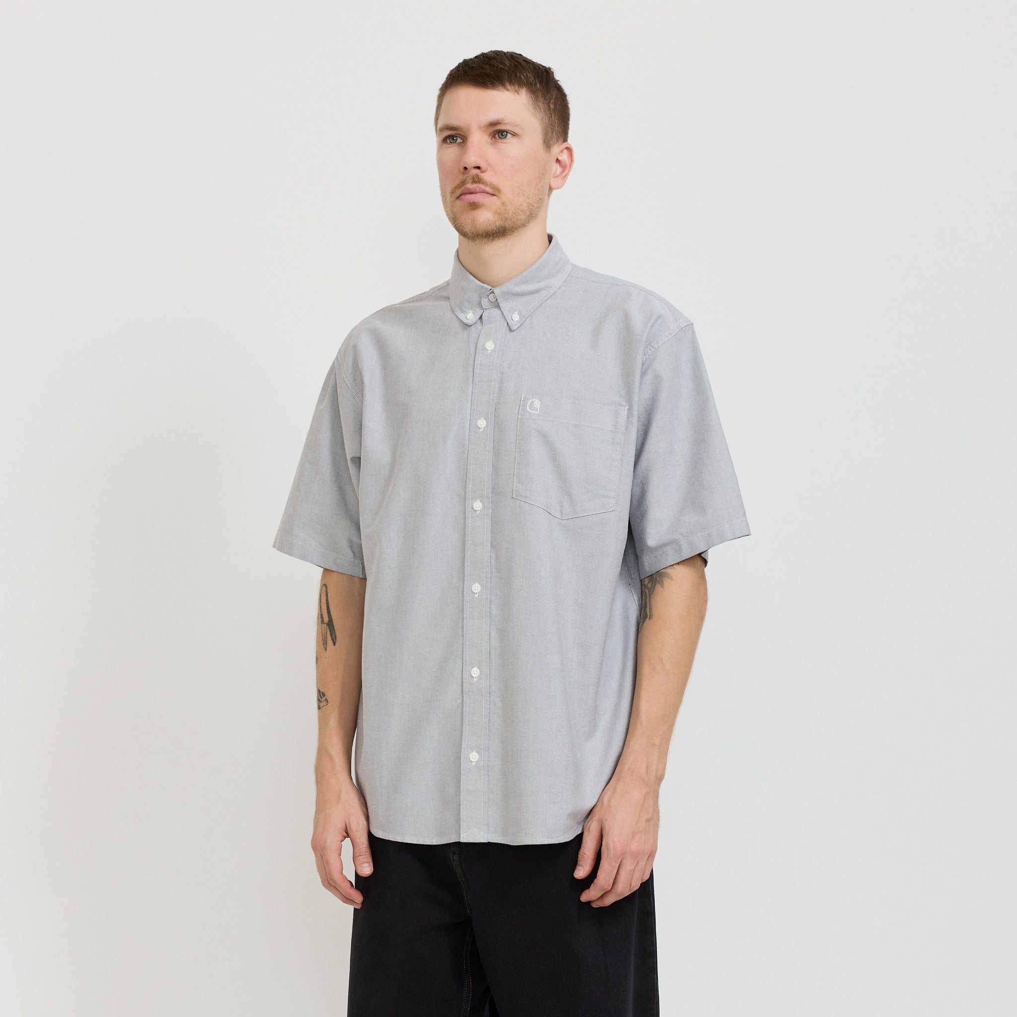 S/S Braxton Shirt Graphite/Wax