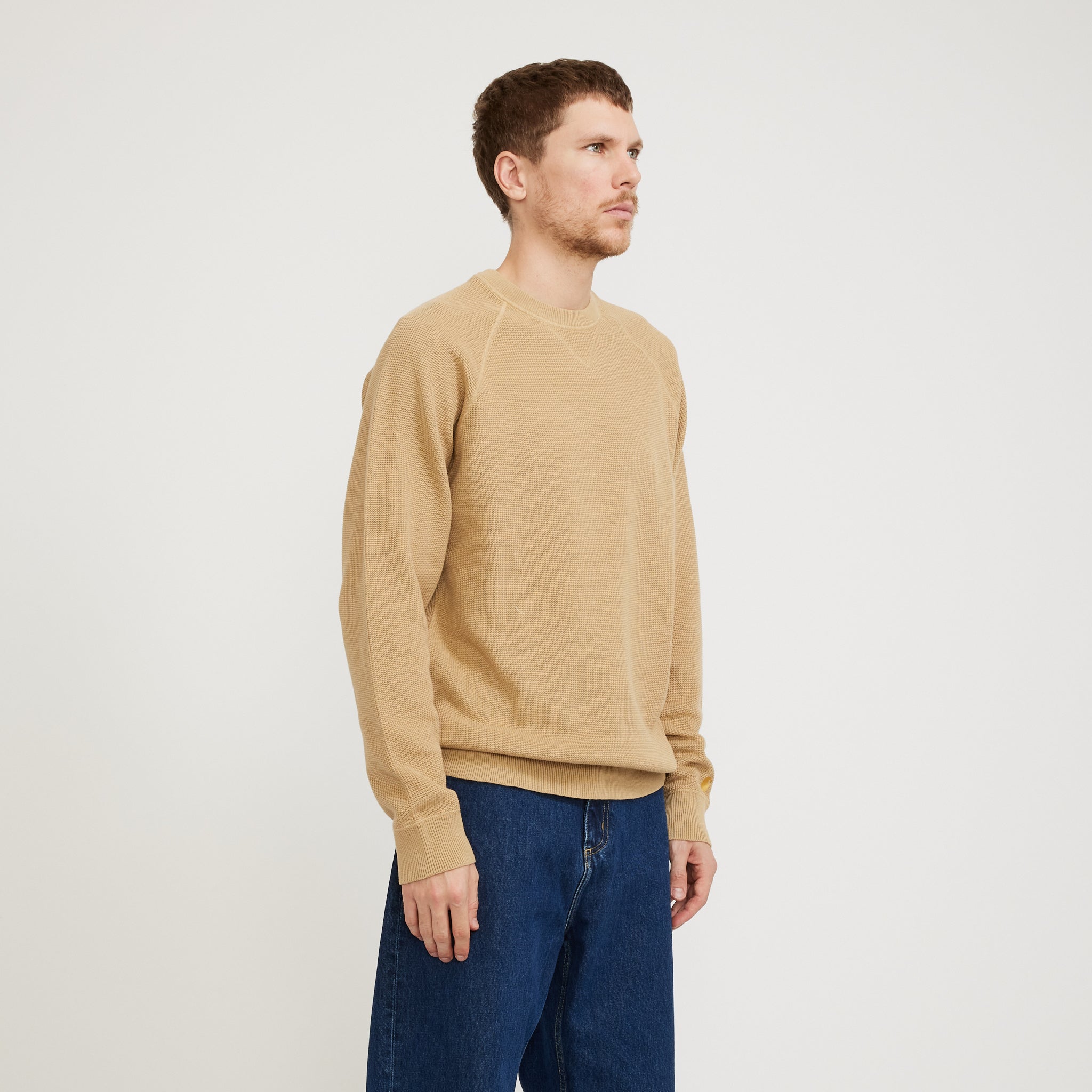 Carhartt WIP | Chase Sweater Sable/Gold | Maplestore