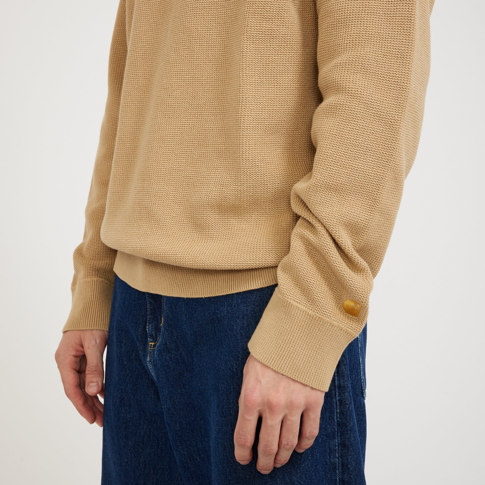 Carhartt WIP | Chase Sweater Sable/Gold | Maplestore