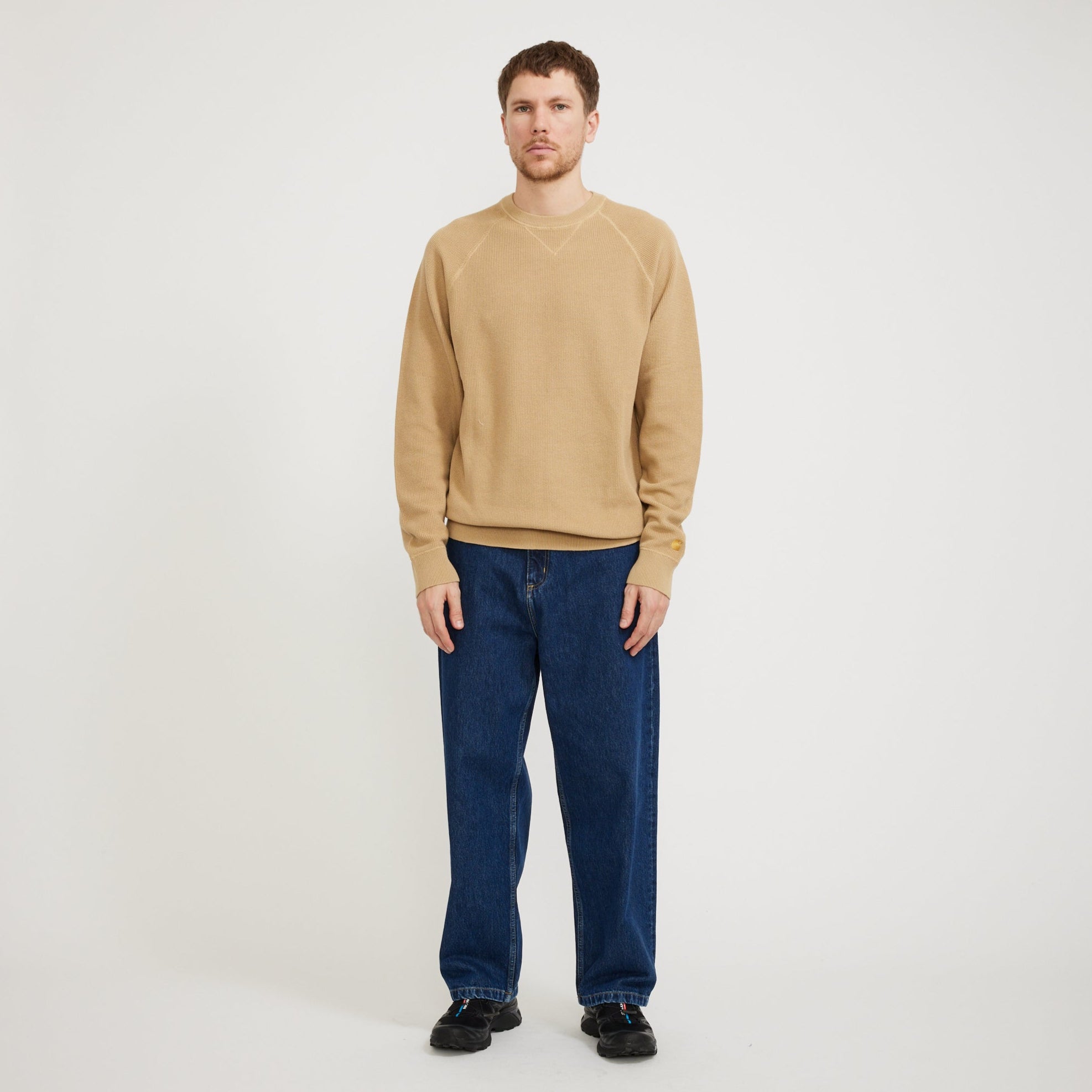 Carhartt WIP | Chase Sweater Sable/Gold | Maplestore