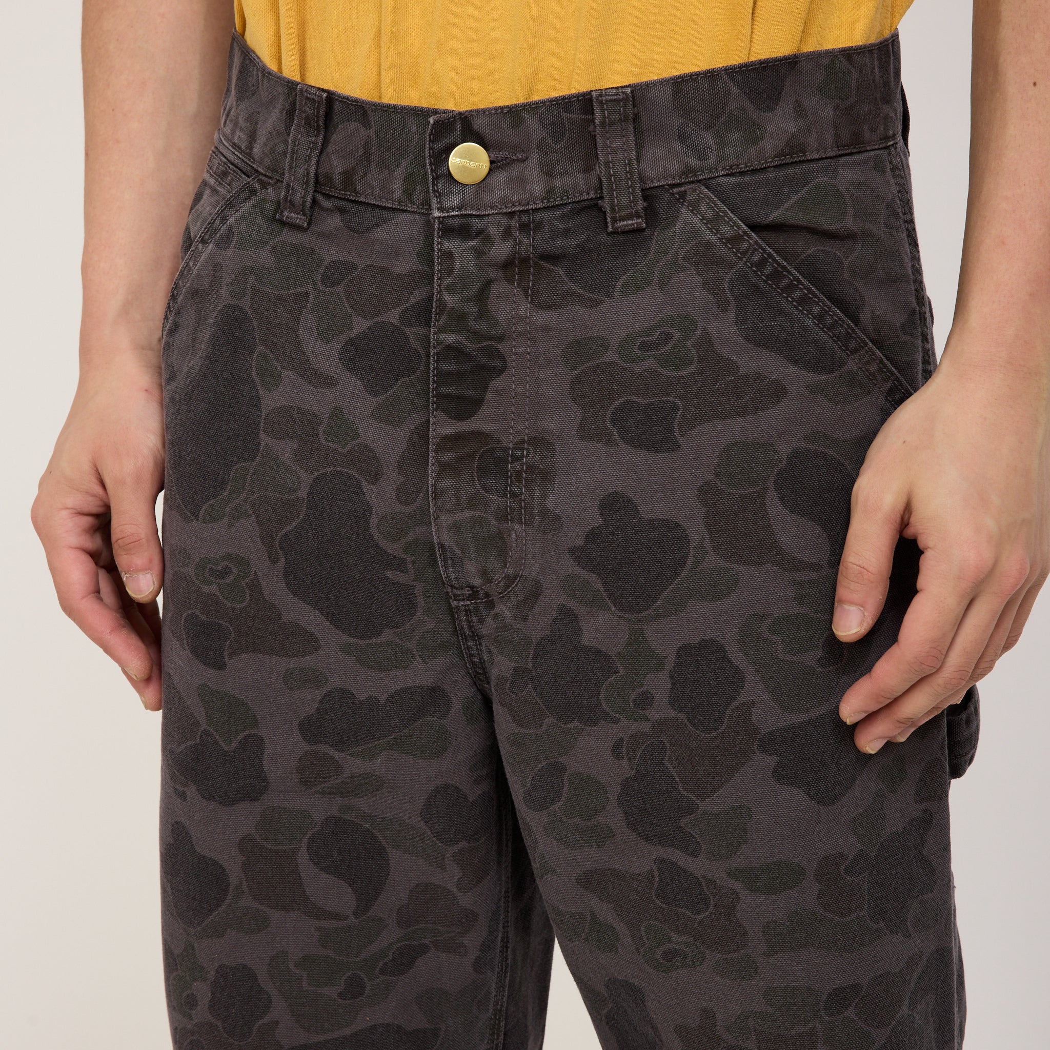 Carhartt WIP | Duck Single Knee Pant Camo Duck Green/Graphite | Maplestore