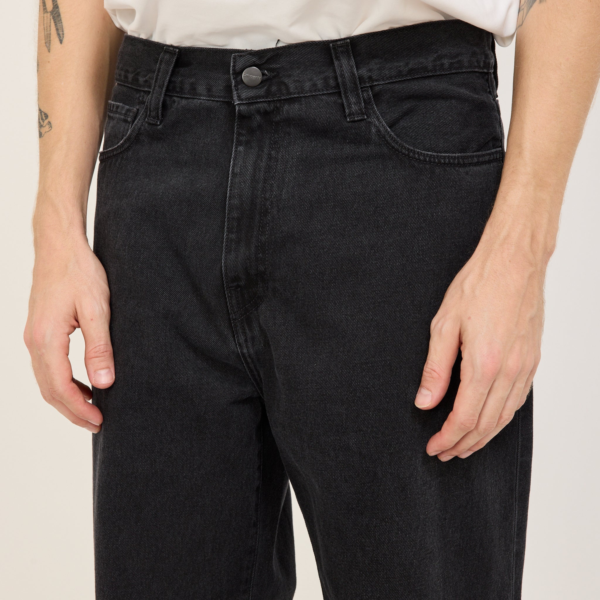 Carhartt WIP | Landon Pant Black Stone Washed | Maplestore