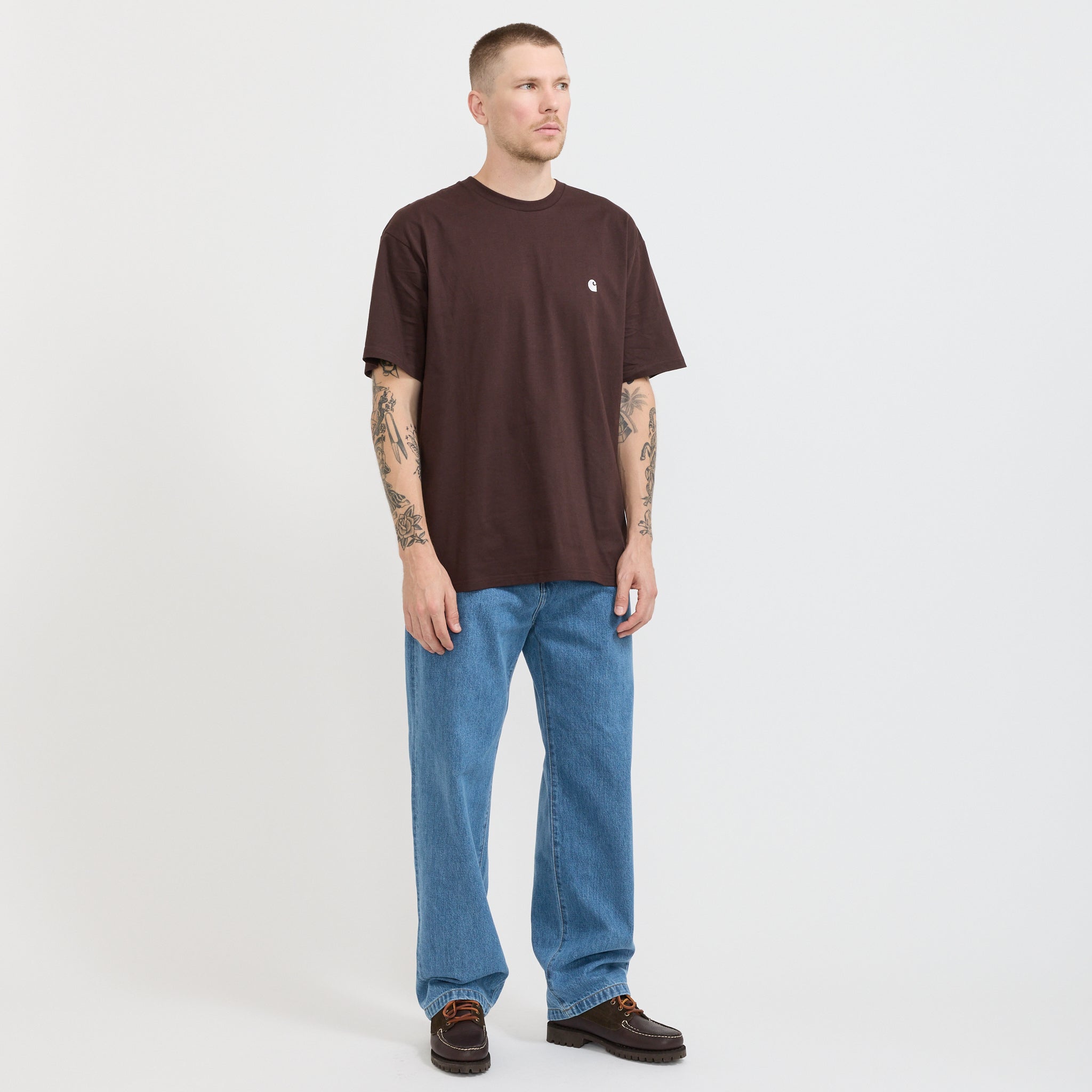 Landon Pant Blue Heavy Stone Wash