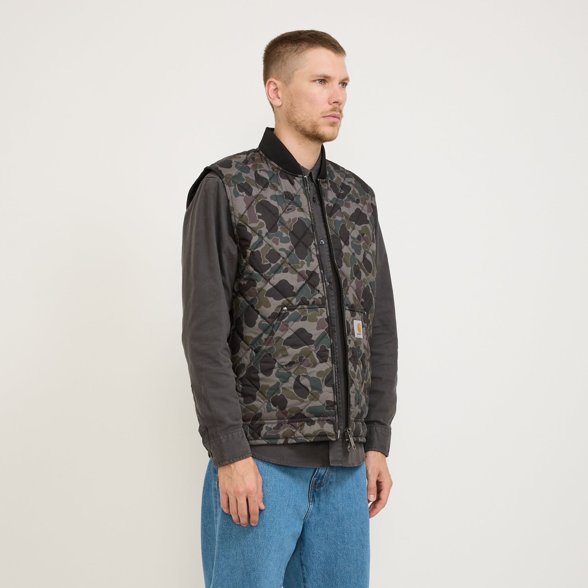 Carhartt WIP | Myton Vest Liner Camo Duck/Grey | Maplestore