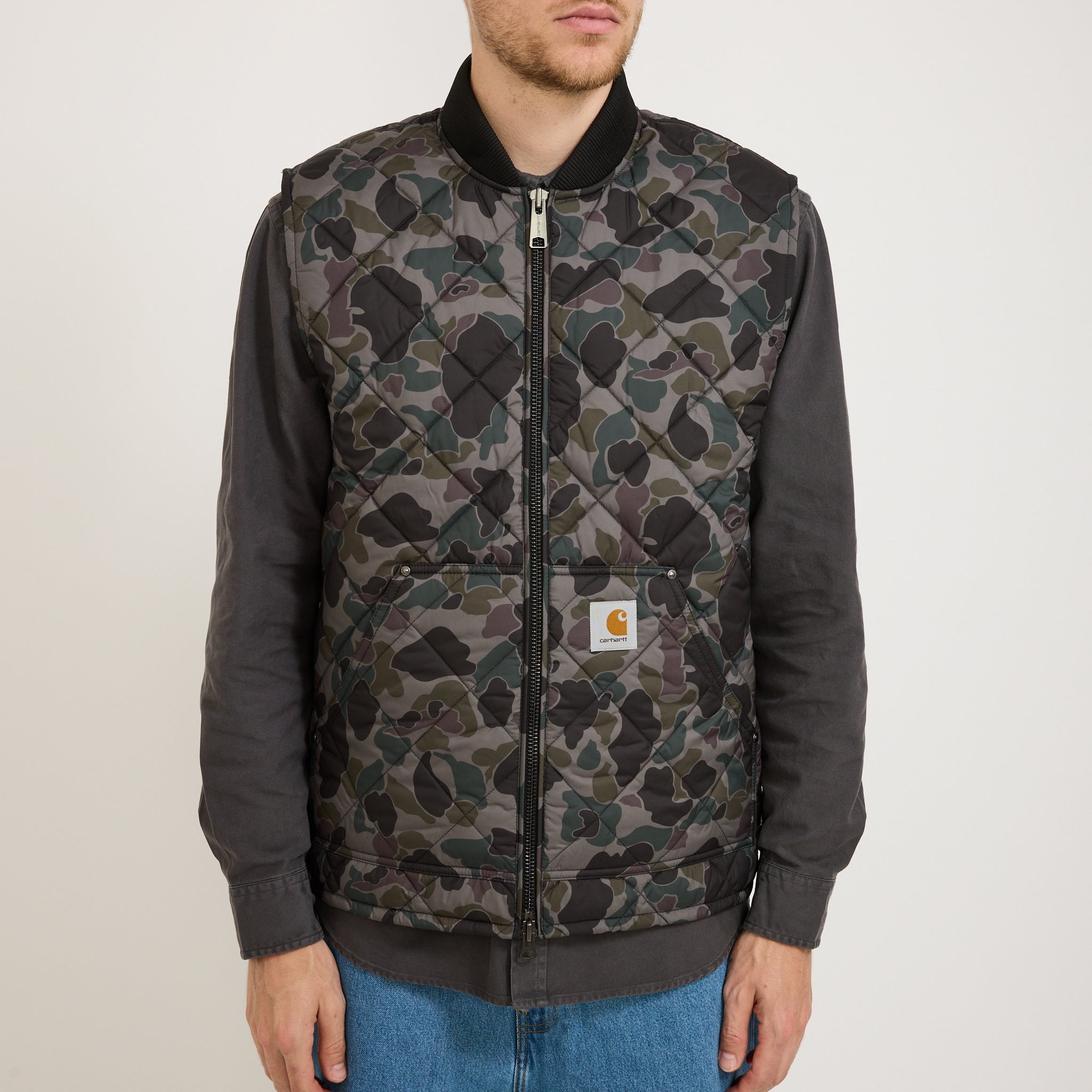 Carhartt WIP | Myton Vest Liner Camo Duck/Grey | Maplestore