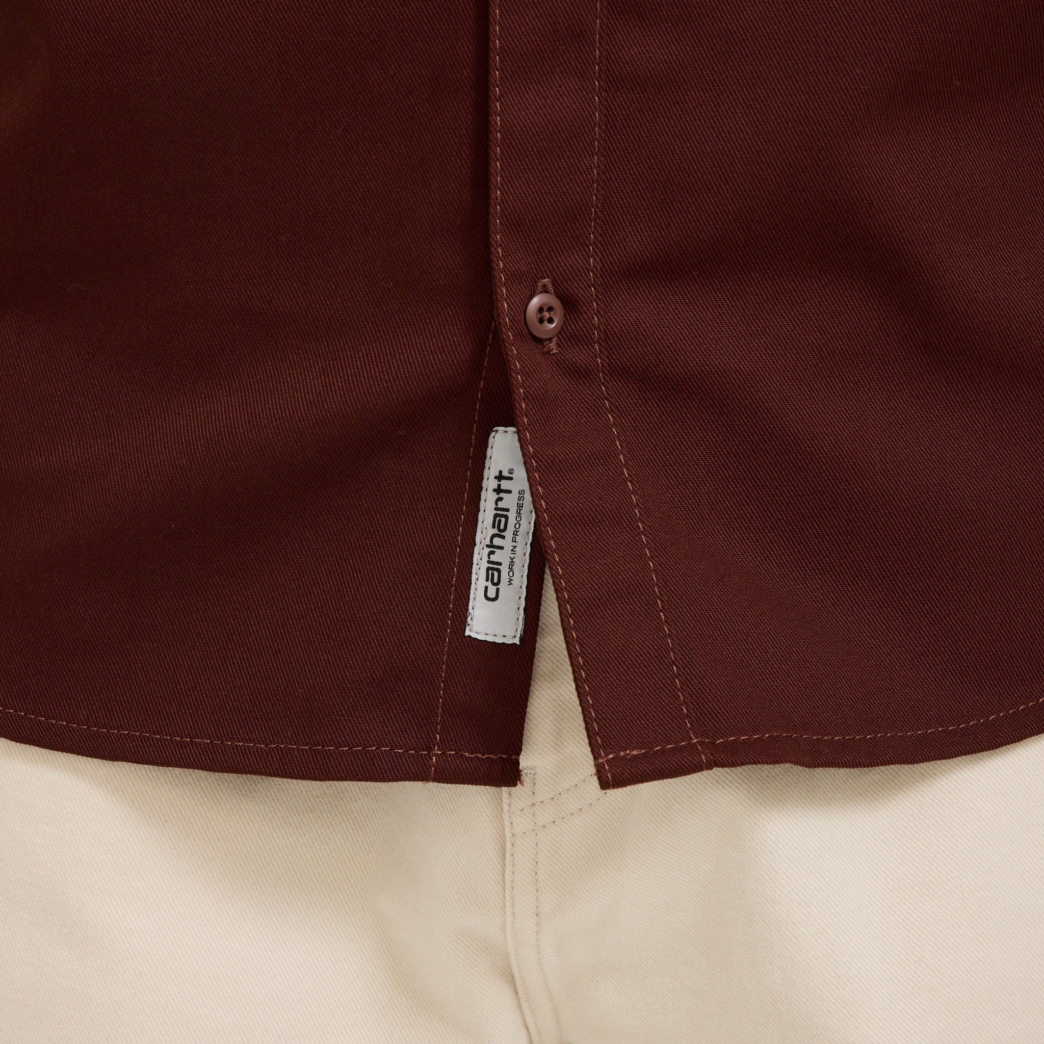 Carhartt WIP | L/S Module Script Shirt Offroad/White | Maplestore