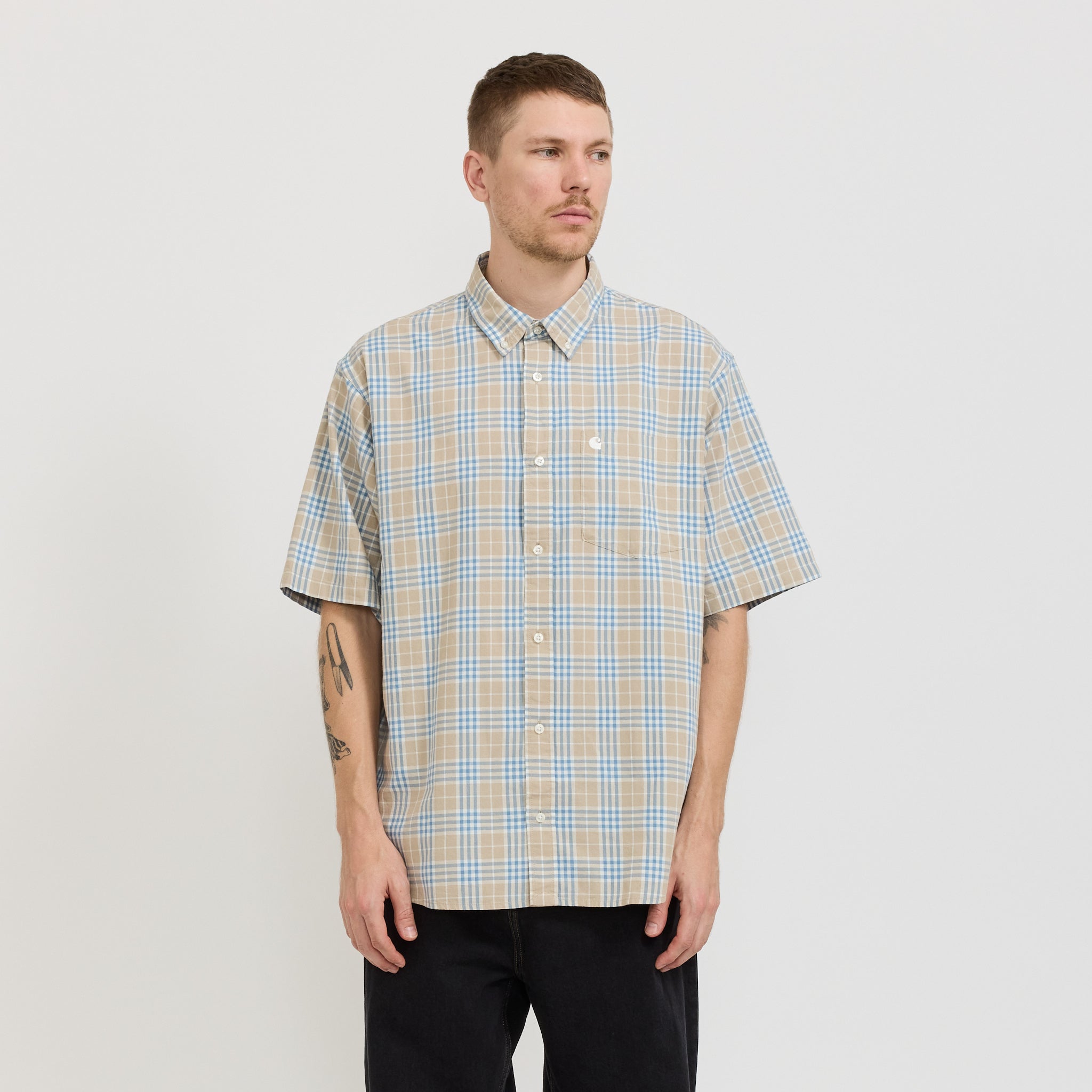 Carhartt WIP | S/S Niven Shirt Niven Check/Wall/Wax | Maplestore