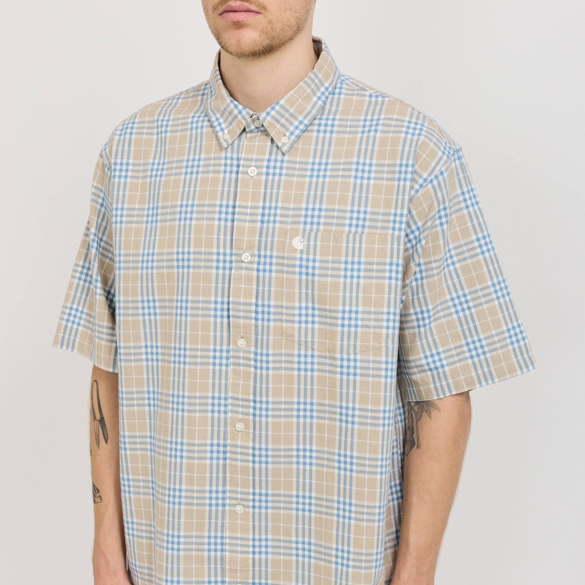 Carhartt WIP | S/S Niven Shirt Niven Check/Wall/Wax | Maplestore