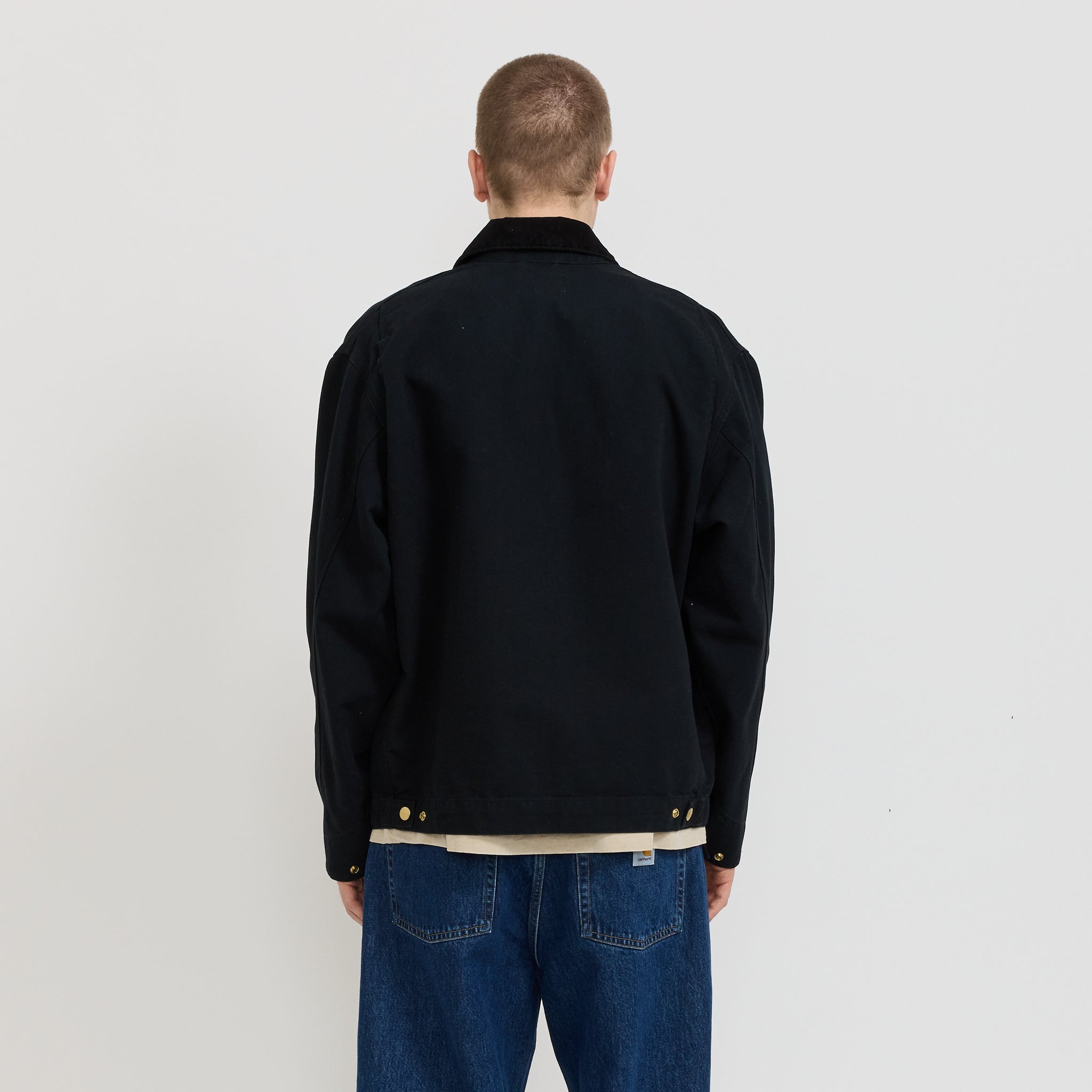 Carhartt WIP | OG Detroit Jacket Black Aged Canvas | Maplestore