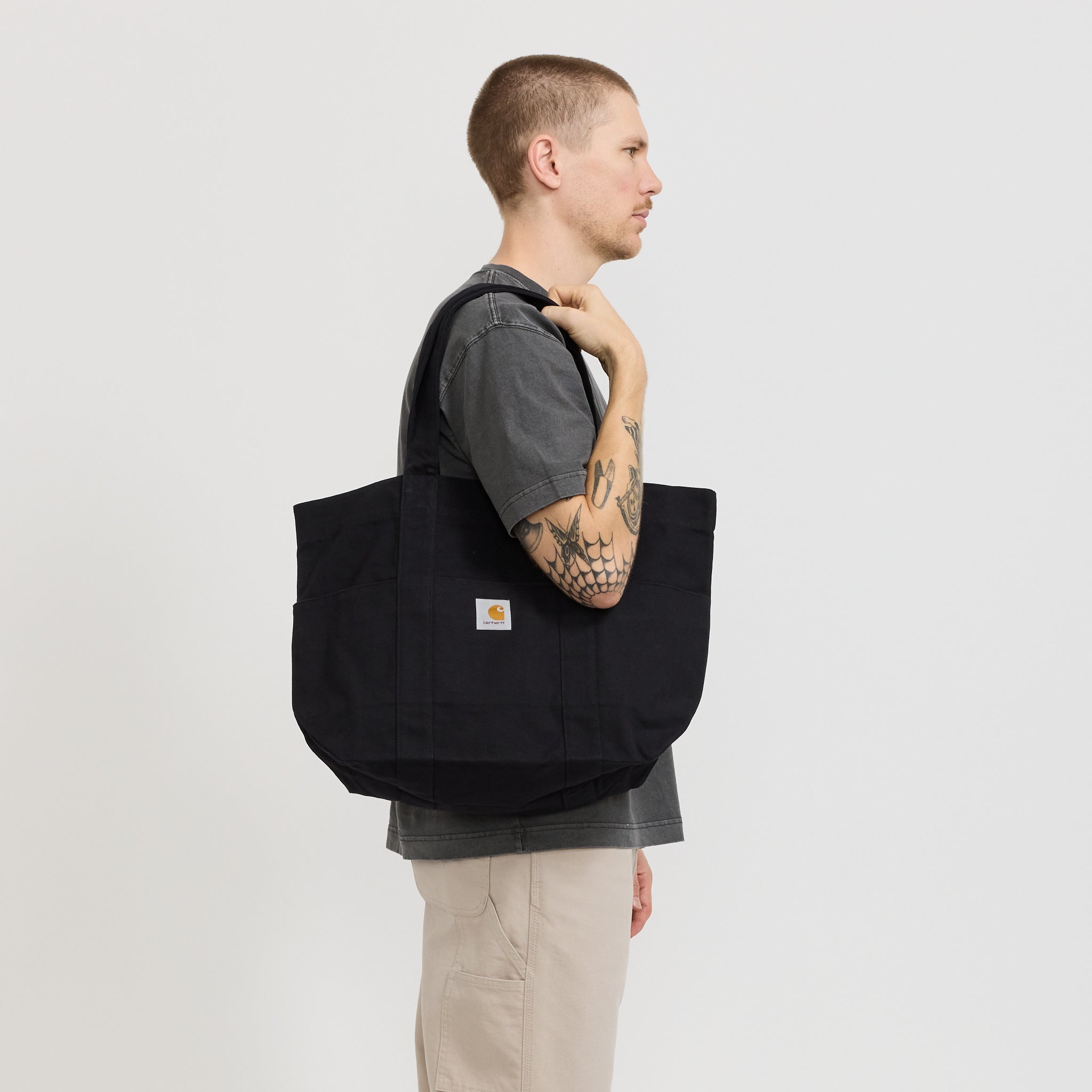 Carhartt WIP | Parker Tote Bag Black | Maplestore