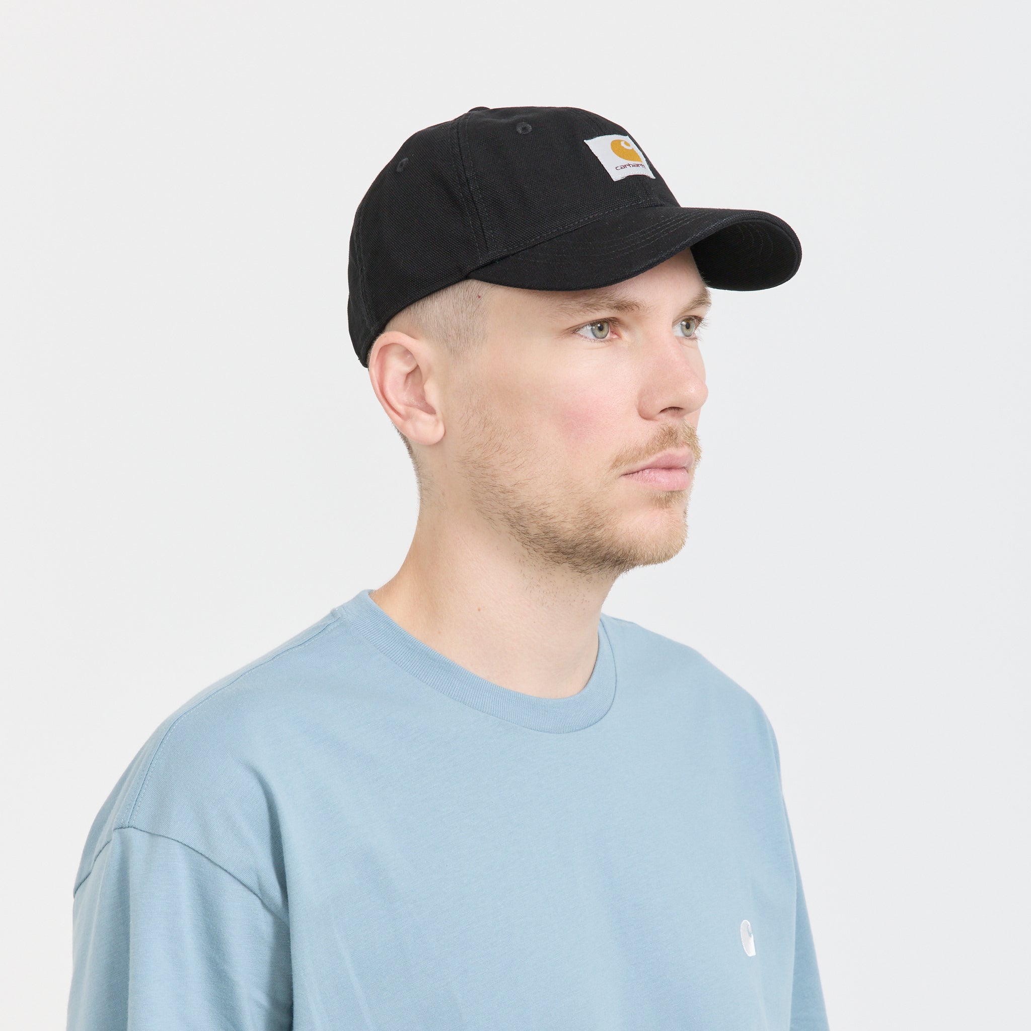 Selby Canvas Cap Black Stone Washed