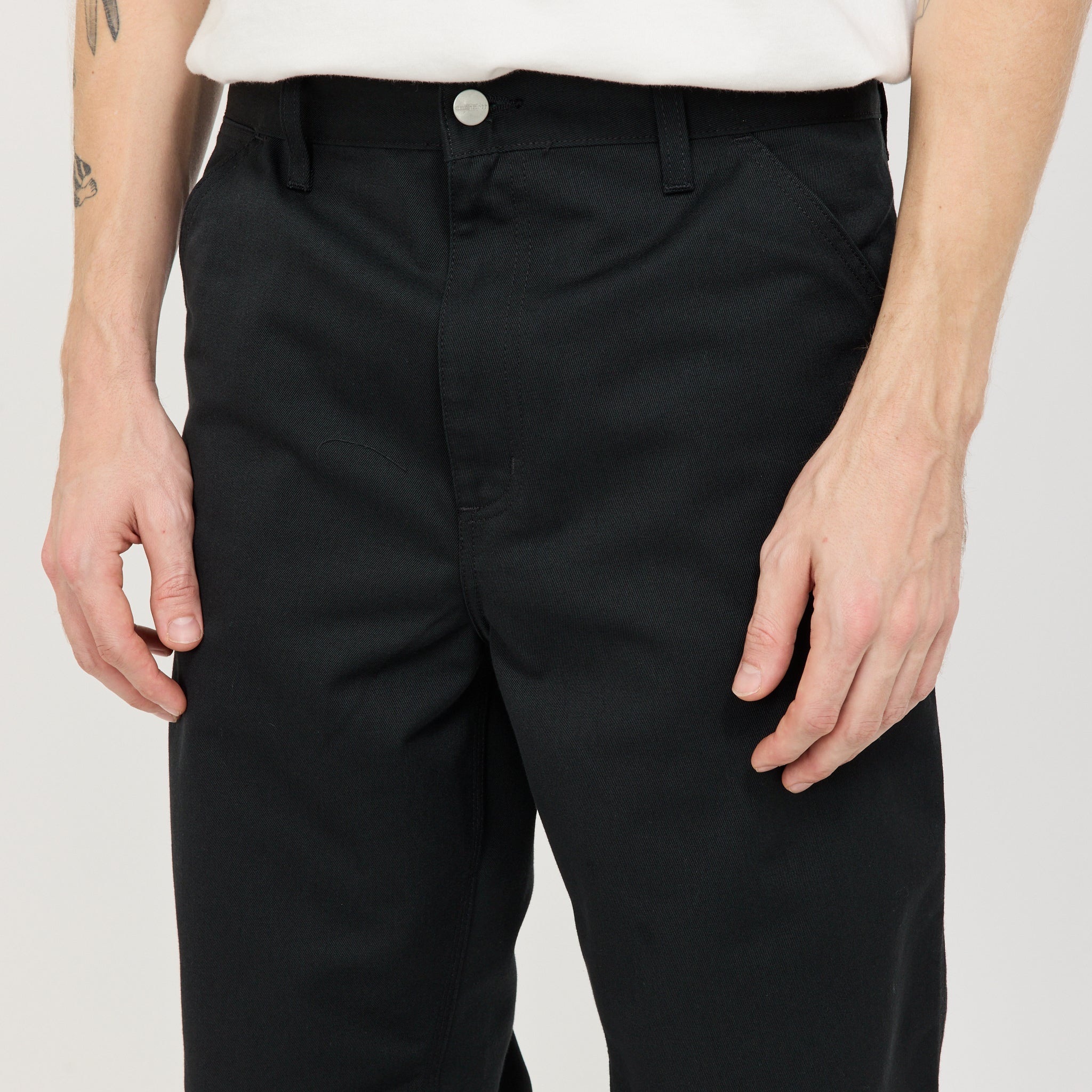 Simple Pant Black Rinsed
