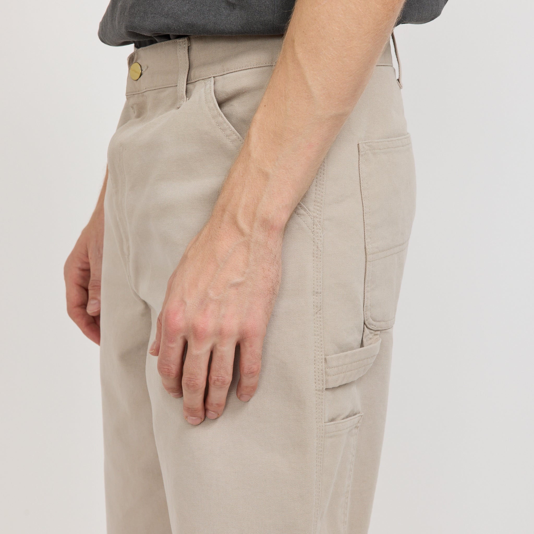 Single Knee Pant Dusky Beige