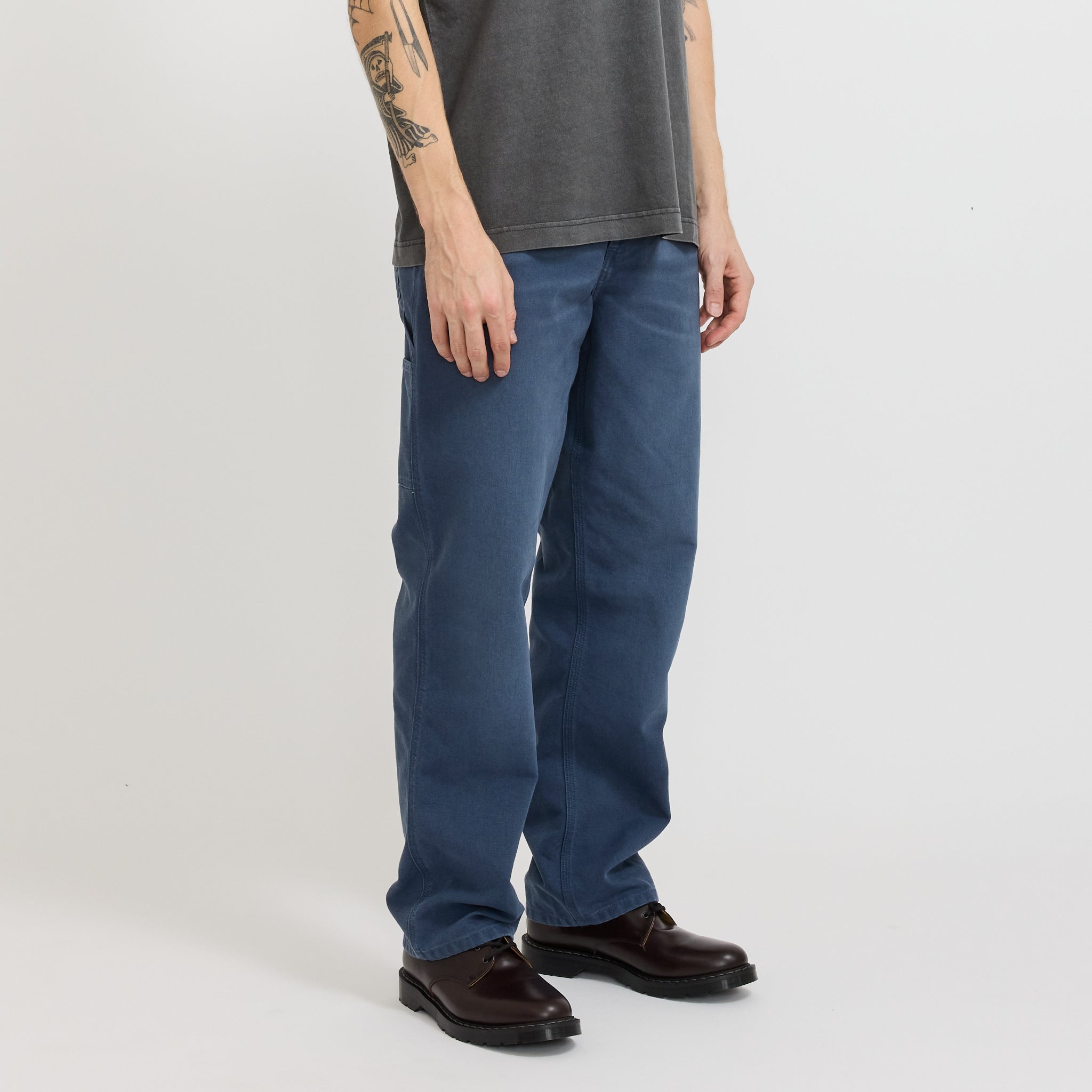 Carhartt WIP | Single Knee Pant Dusky Blue | Maplestore
