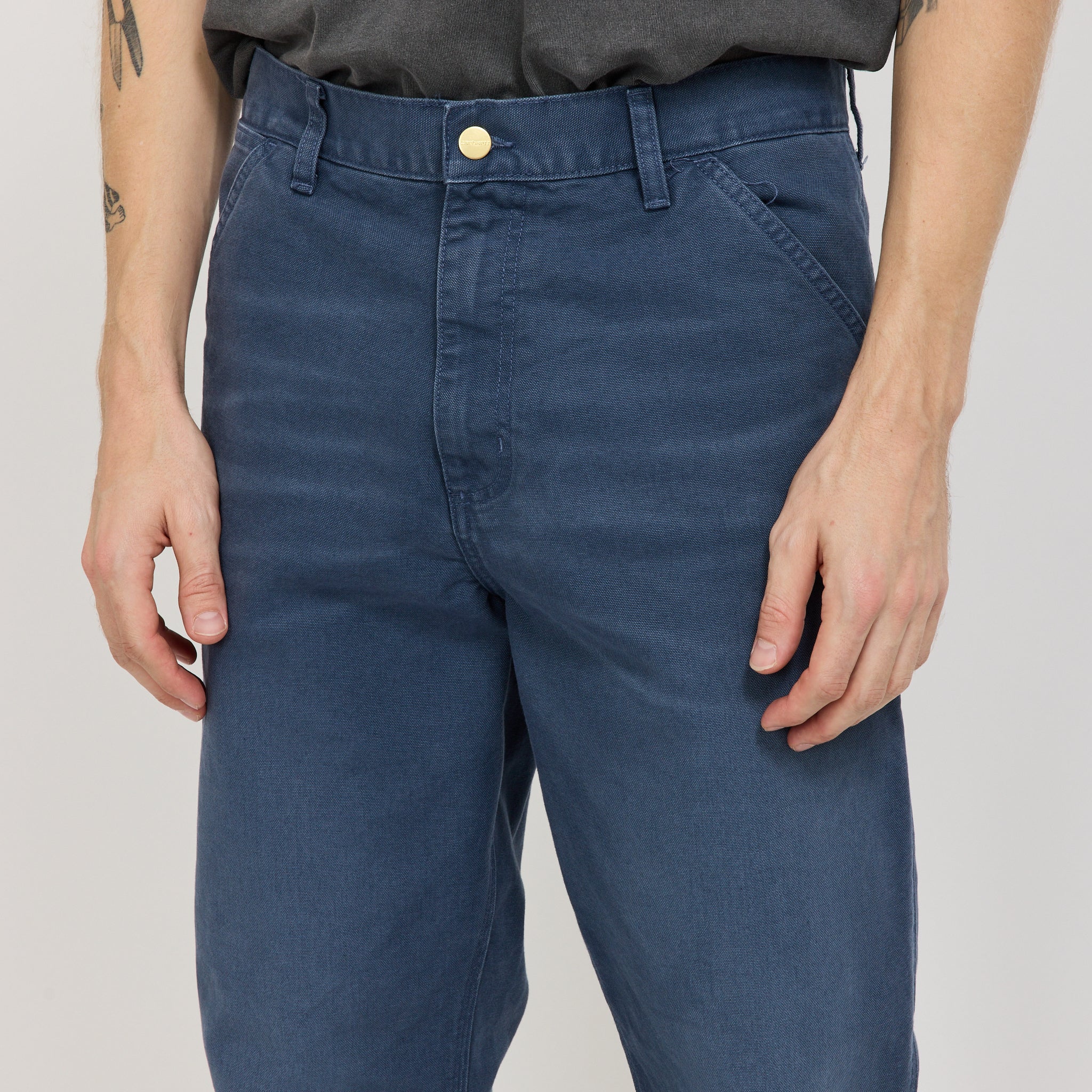 Carhartt WIP | Single Knee Pant Dusky Blue | Maplestore