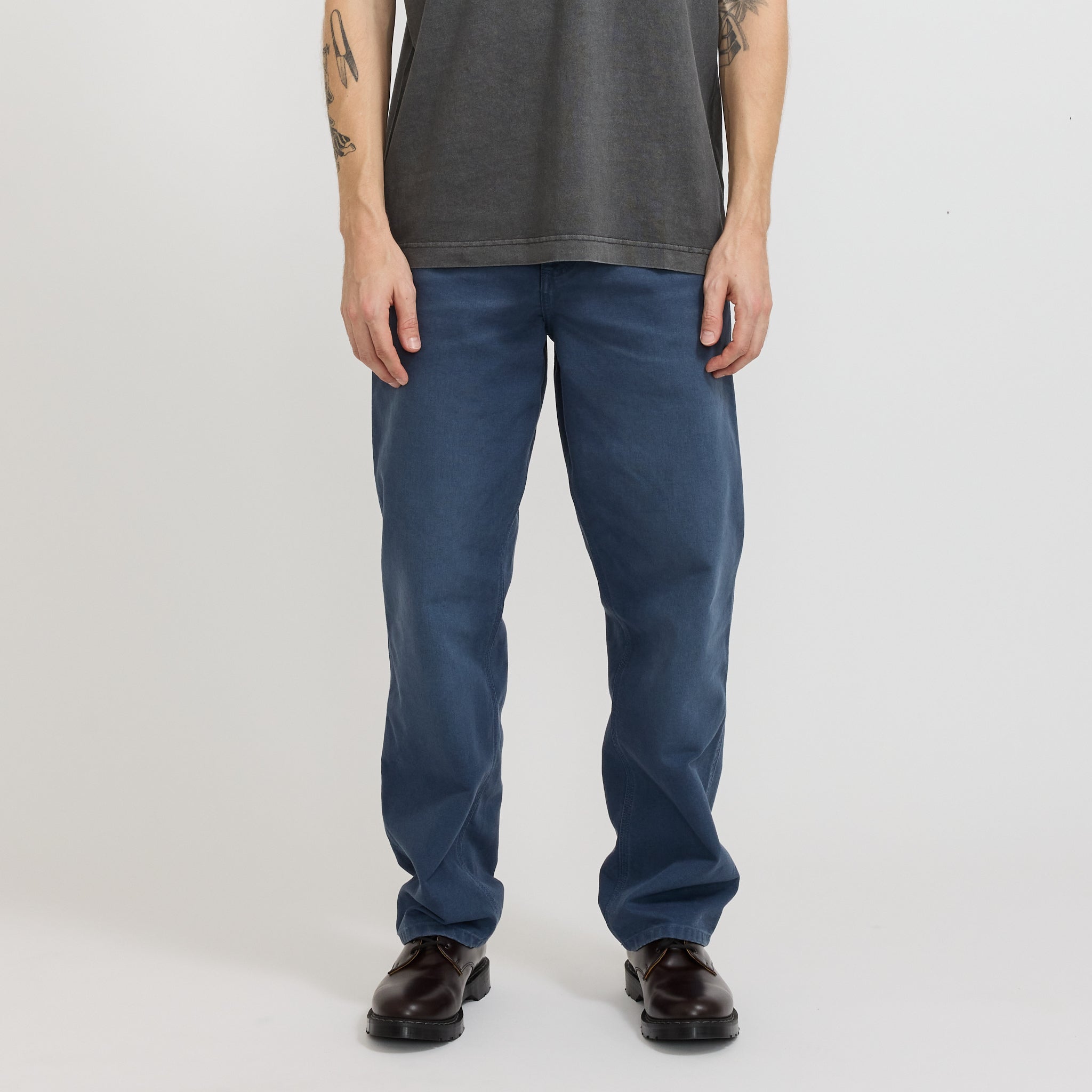 Carhartt WIP | Single Knee Pant Dusky Blue | Maplestore