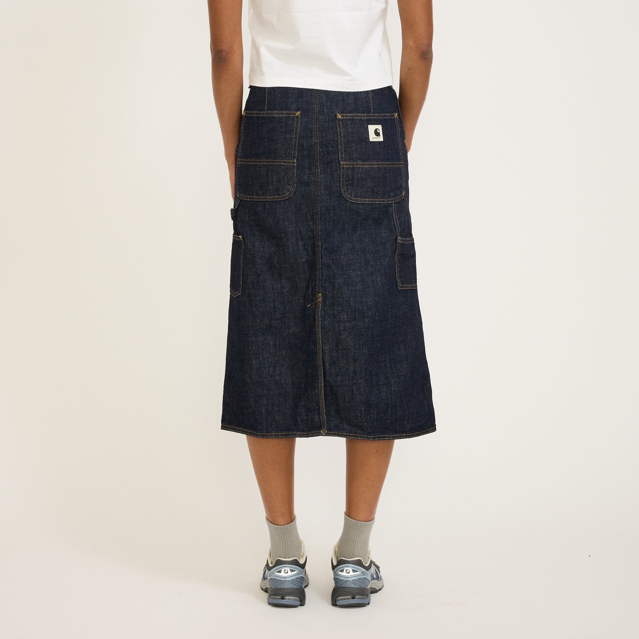 Carhartt WIP | Women's Single Knee Skirt Blue Rinsed | Maplestore