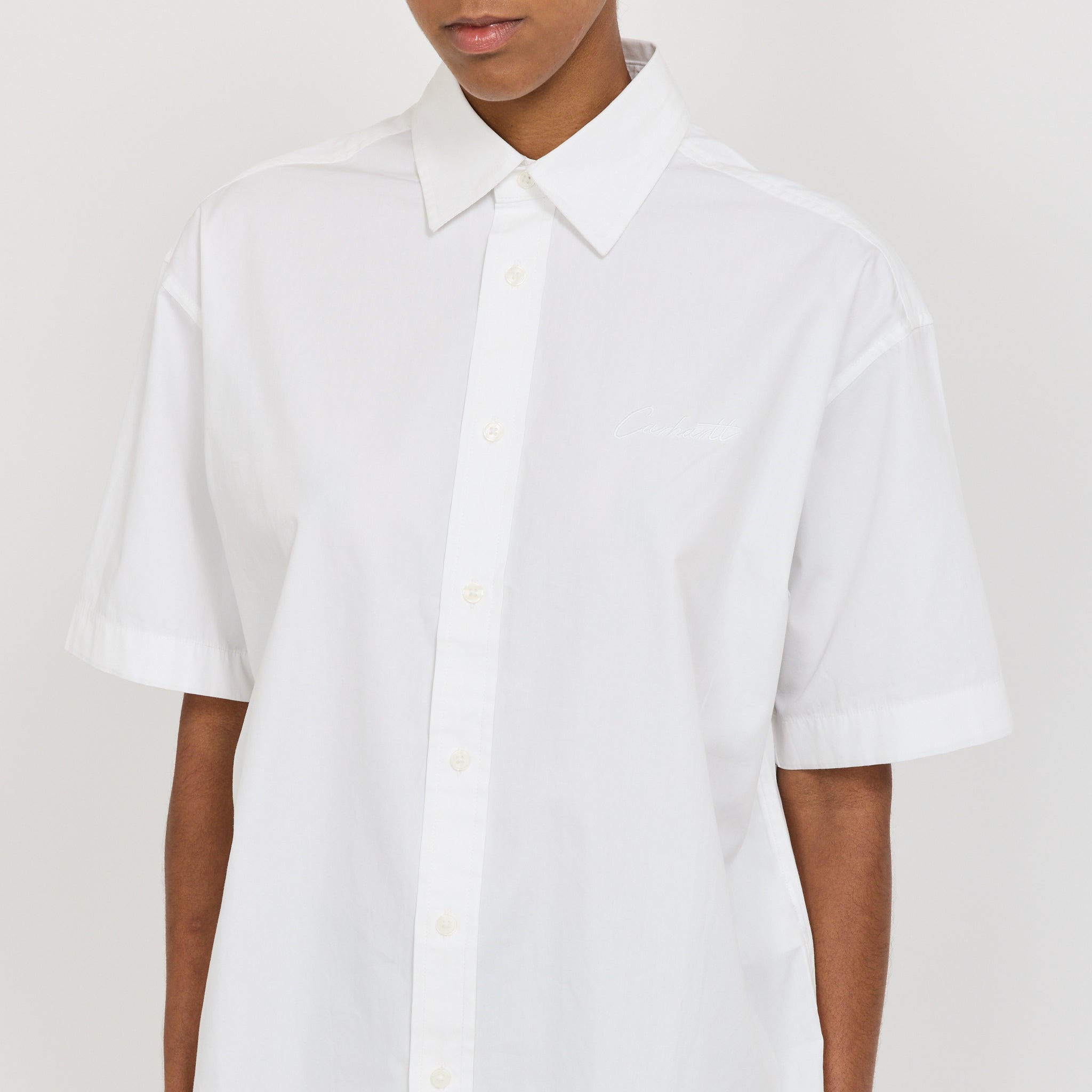 Carhartt WIP | Womens S/S Jaxon Shirt White/White | Maplestore