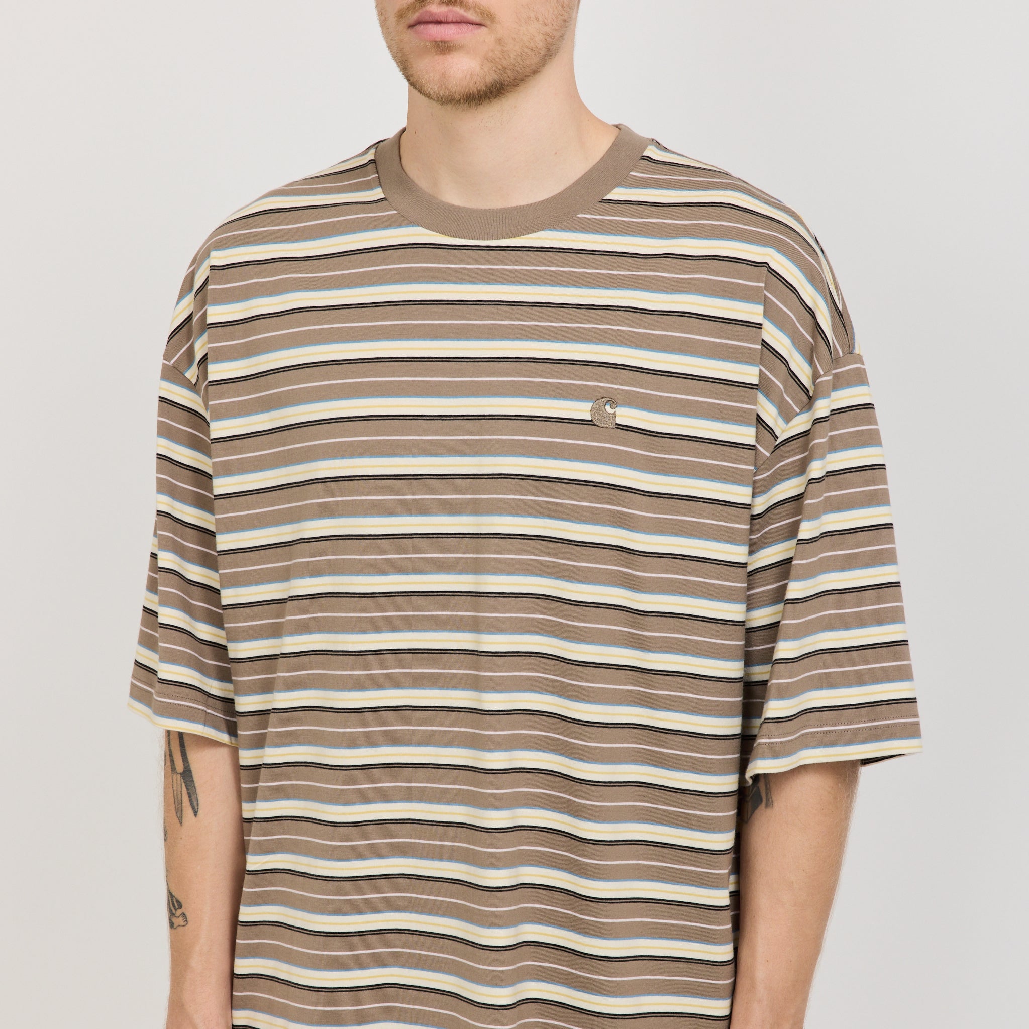 S/S Nathan T-Shirt Nathan Stripe/Branch