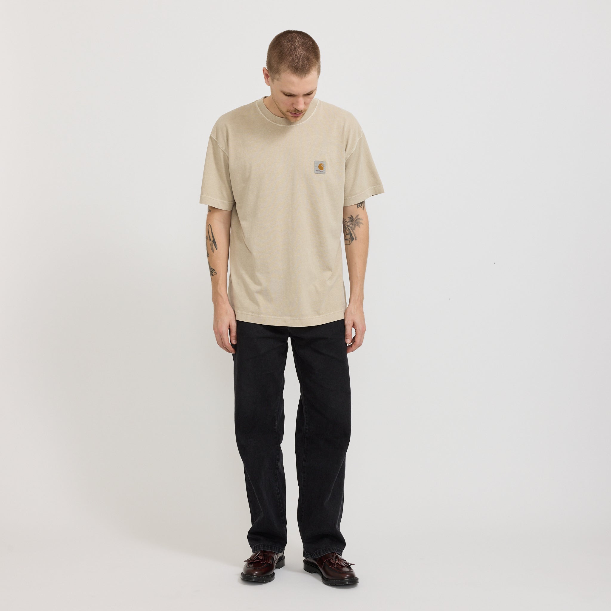 Carhartt WIP | S/S Nelson T-Shirt Fleur De Sel | Maplestore