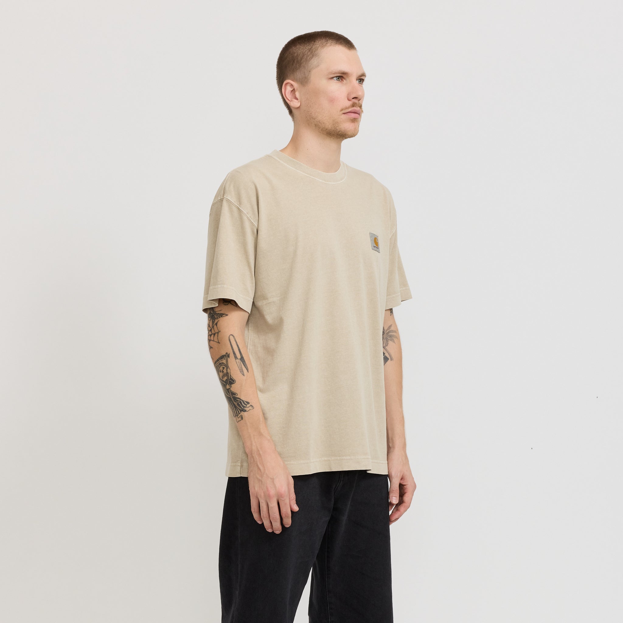 Carhartt WIP | S/S Nelson T-Shirt Fleur De Sel | Maplestore