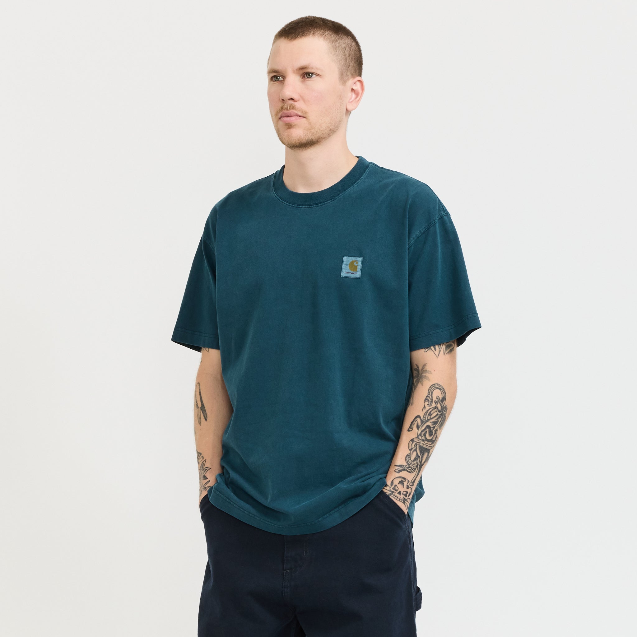 Carhartt WIP | S/S Vista T-Shirt Deep Lagoon | Maplestore