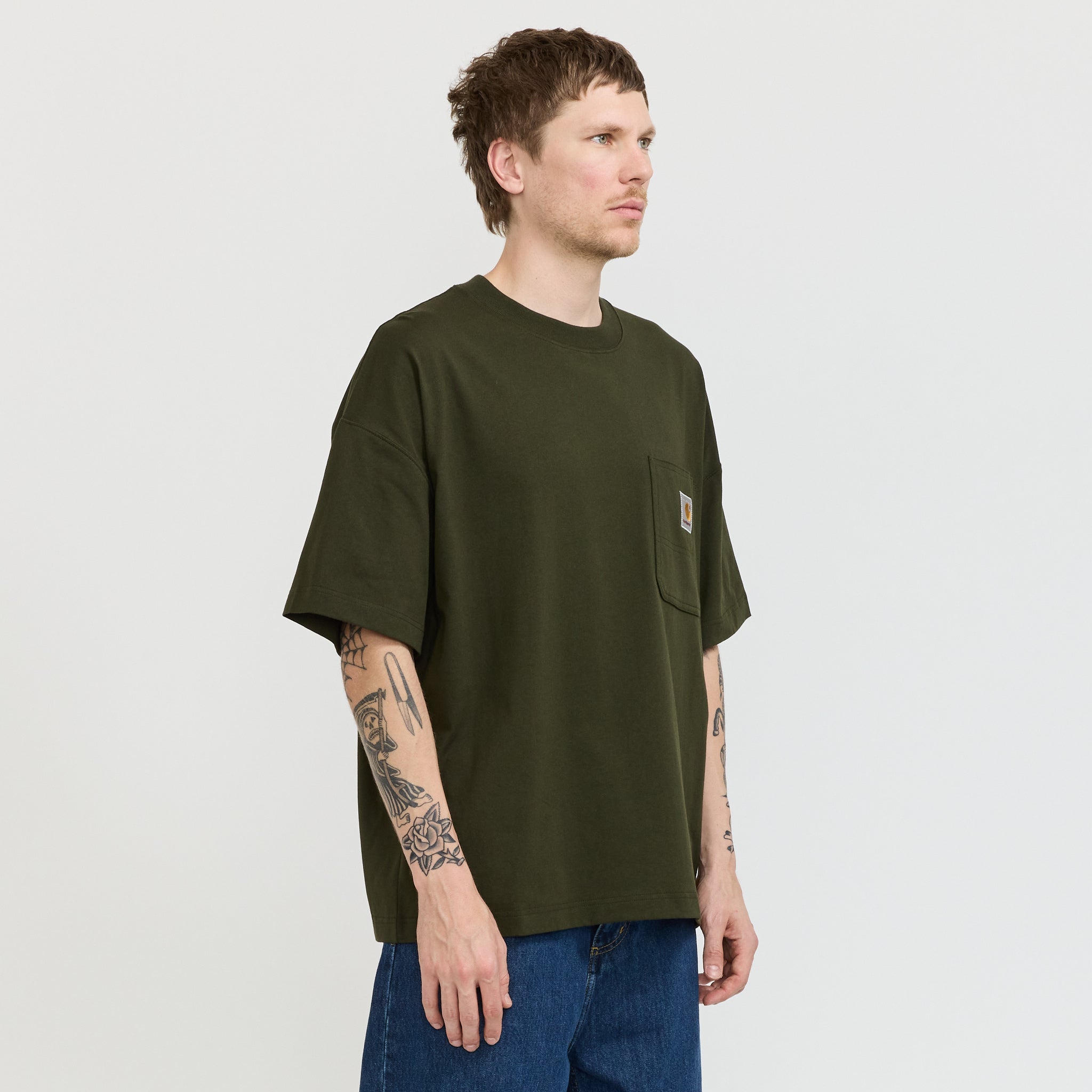 Carhartt WIP | S/S Work Pocket T-Shirt Olive | Maplestore