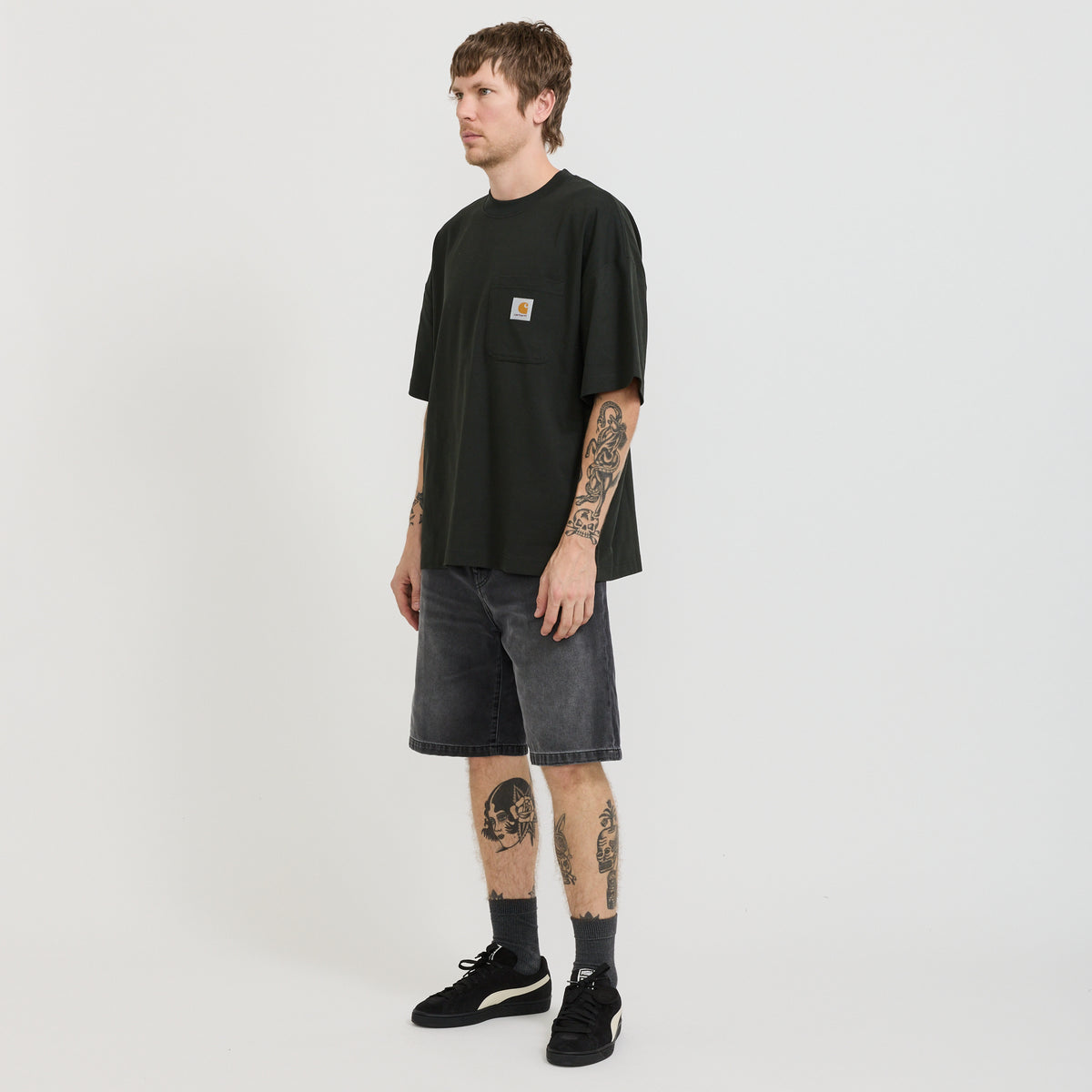 S/S Work Pocket T-Shirt Raven