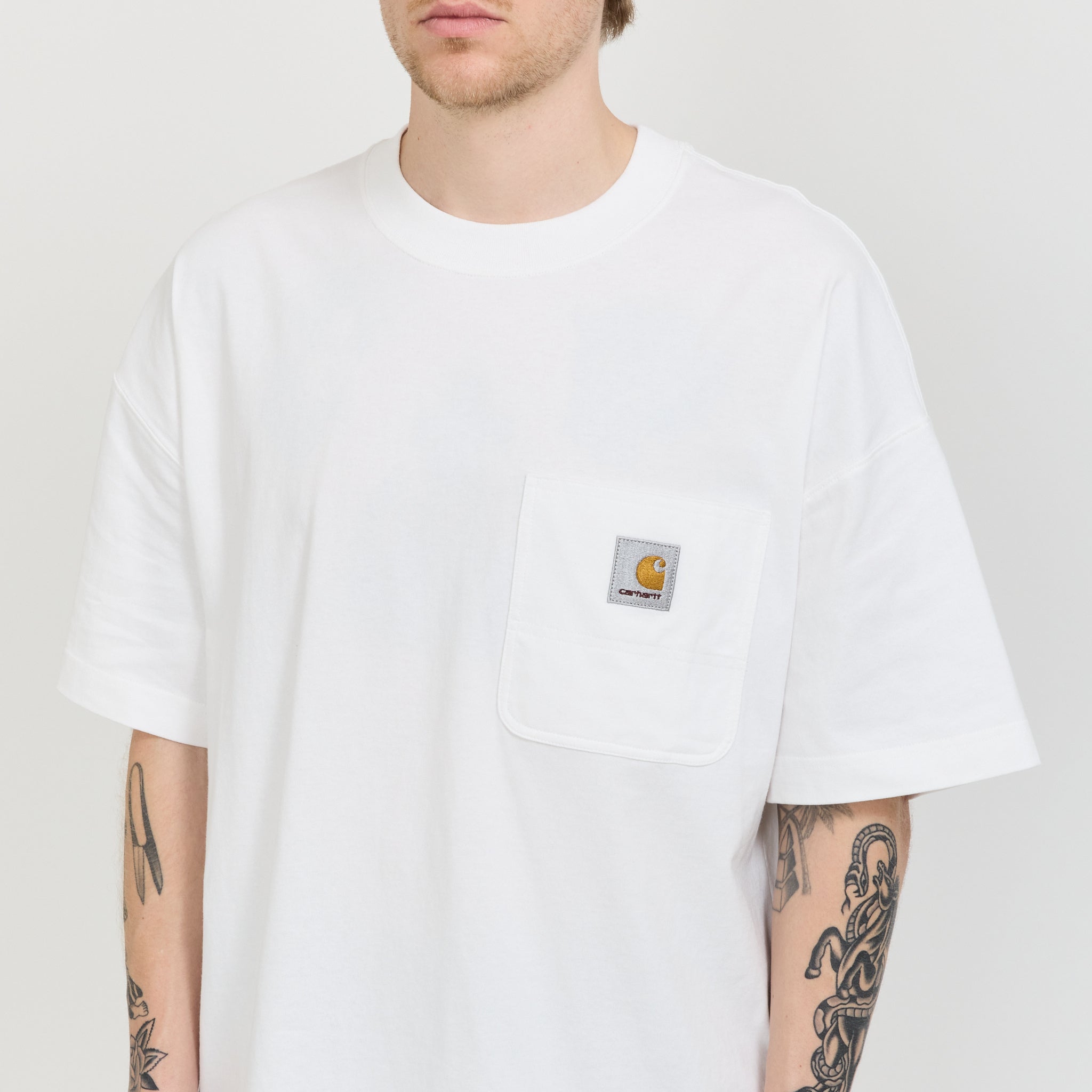 Carhartt WIP | S/S Work Pocket T-Shirt White | Maplestore