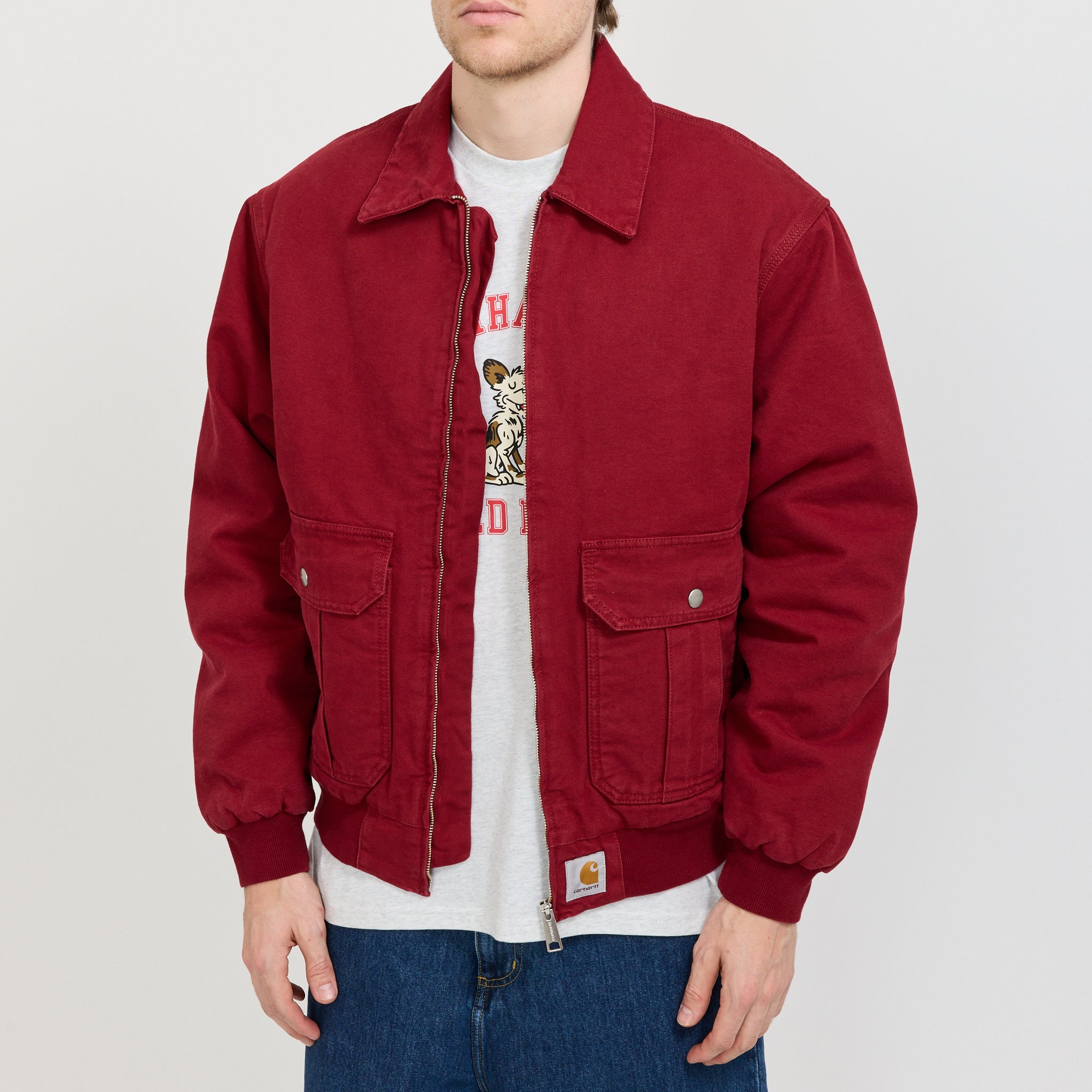 Carhartt WIP | Stanton Jacket Scarlet | Maplestore