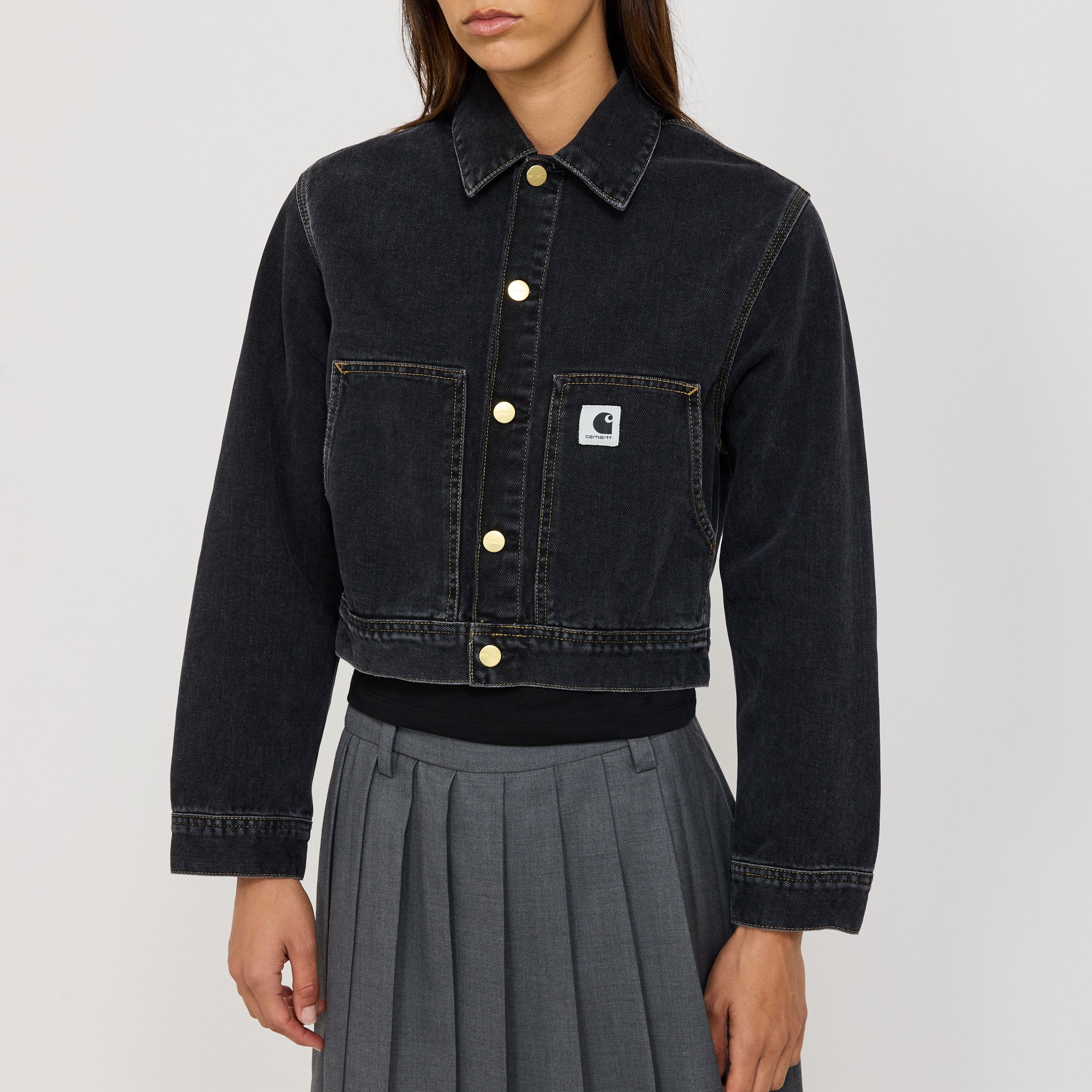 Carhartt WIP | Women's Arca Jacket Black Stone Washed | Maplestore