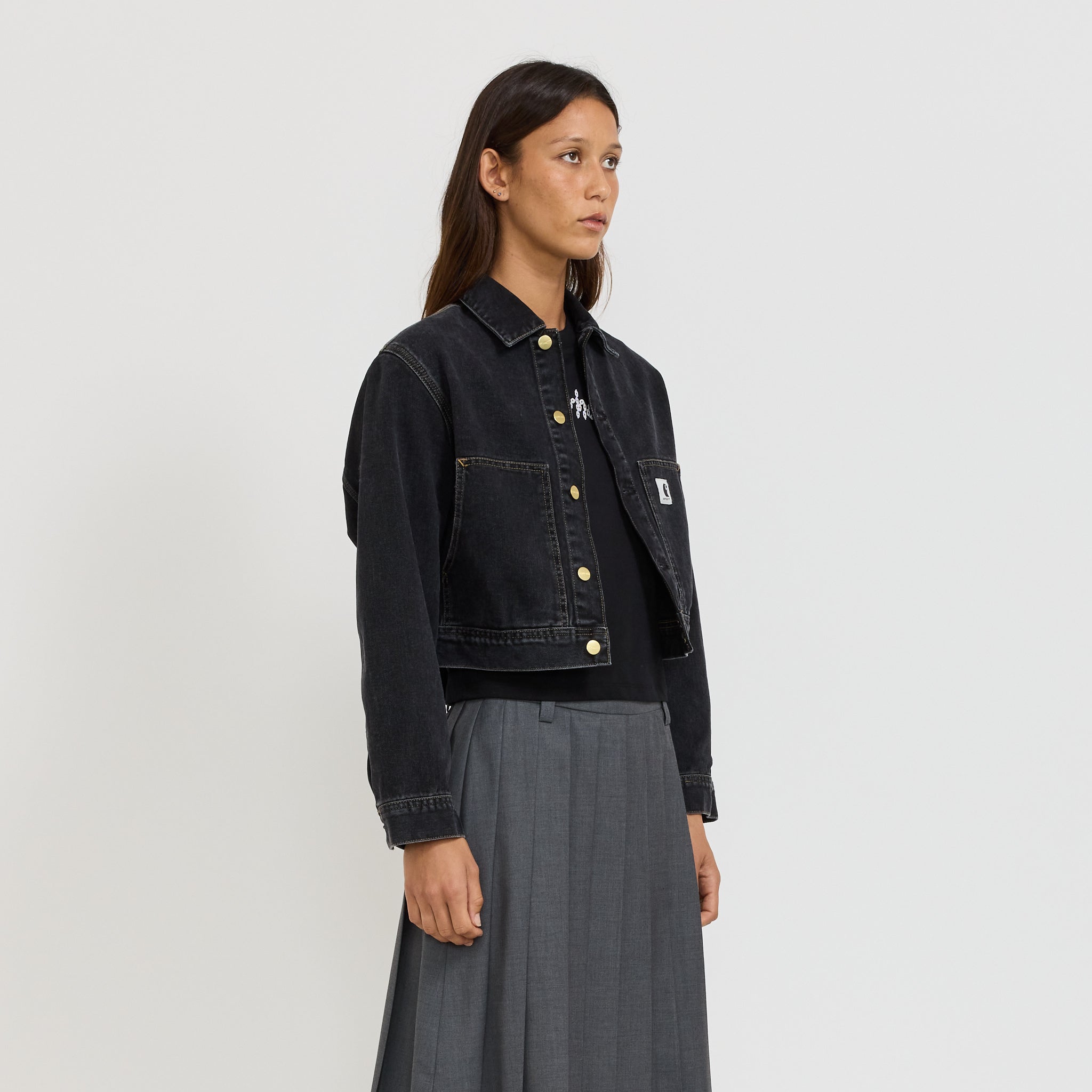 Carhartt WIP | Women's Arca Jacket Black Stone Washed | Maplestore