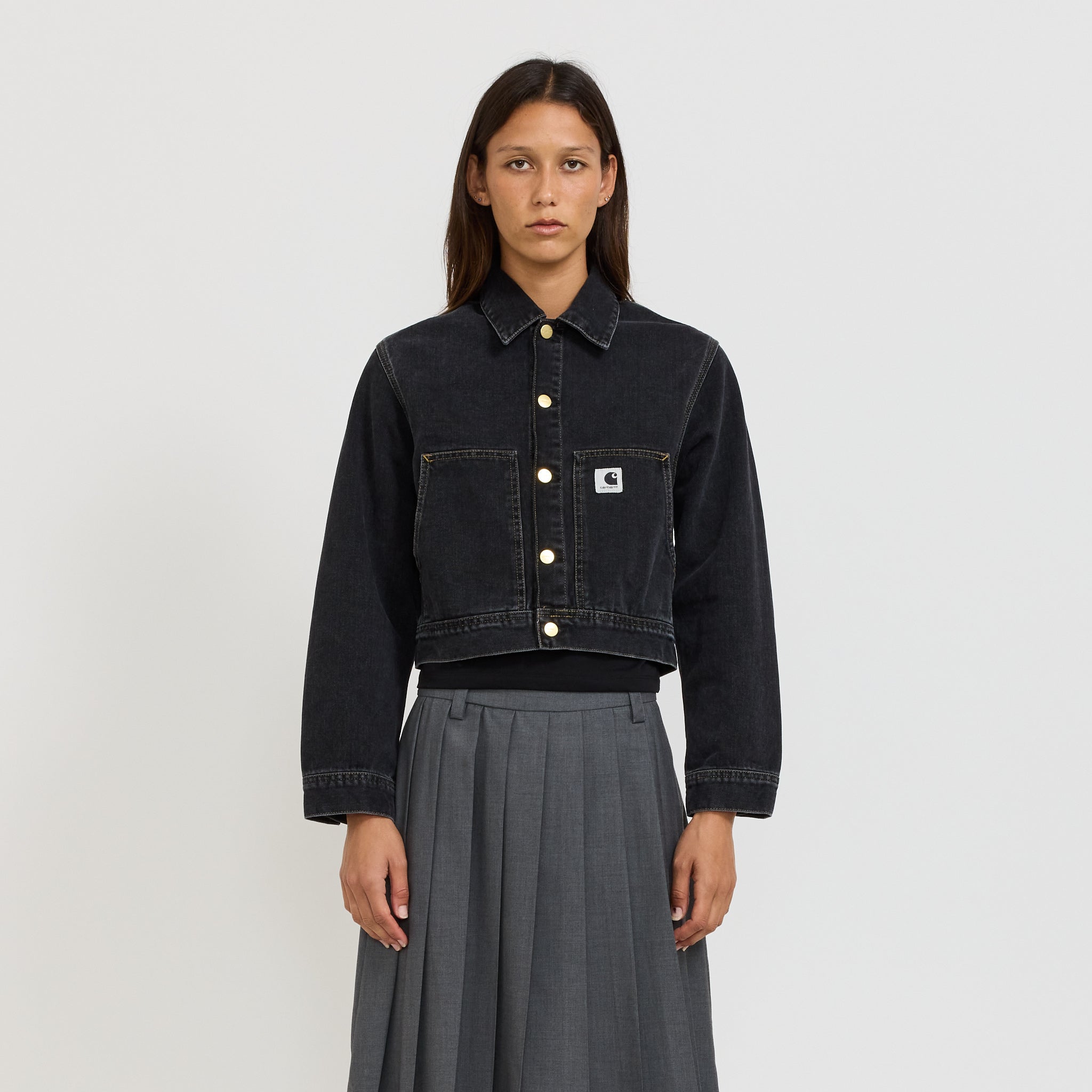 Carhartt WIP | Women's Arca Jacket Black Stone Washed | Maplestore